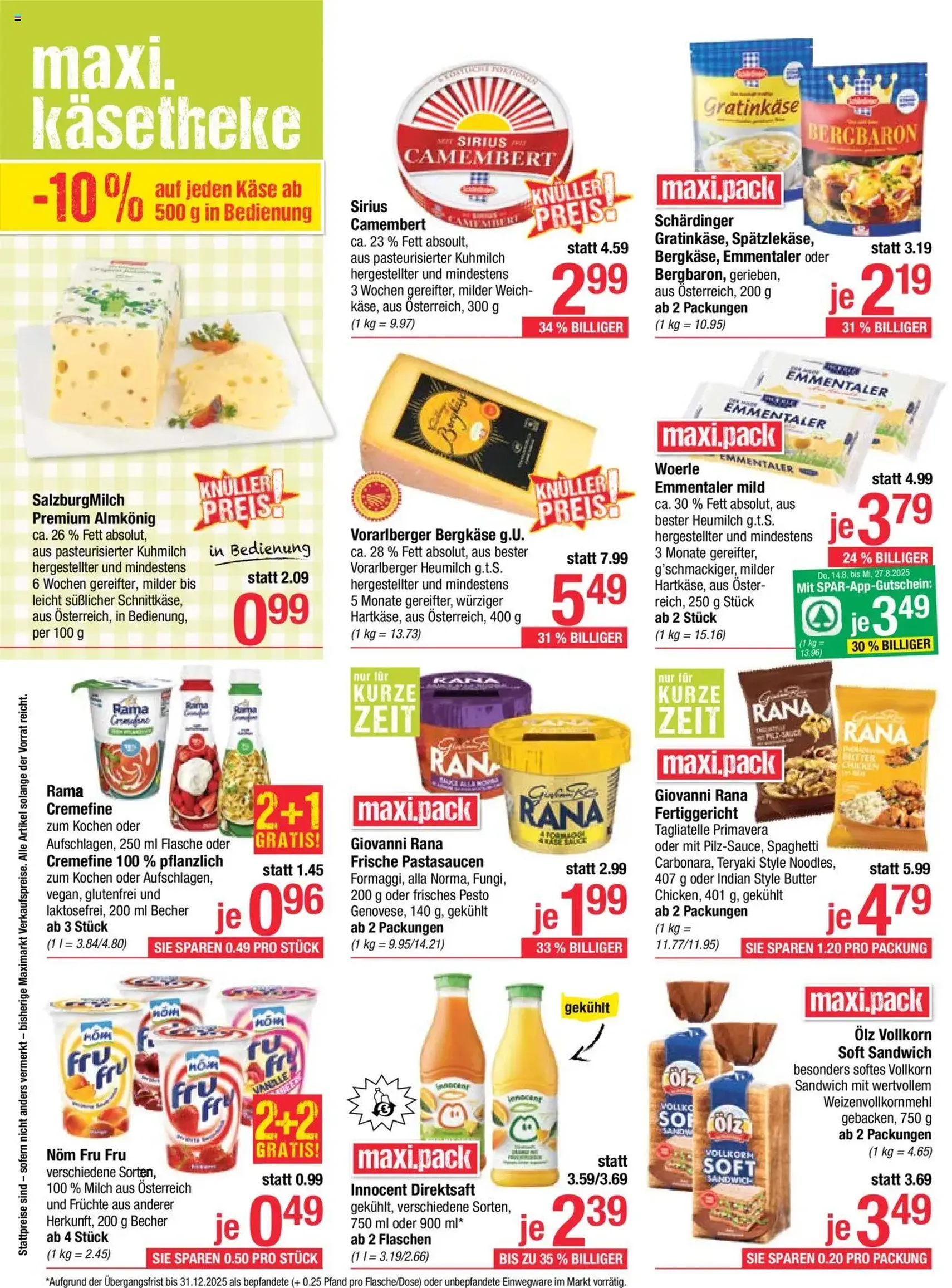 Maximarkt Flugblatt - Gültiger Prospekt ab 18.08.2025, Seite 8 von insgesamt 20 Maximarkt Flugblatt - Gültiger Prospekt ab 18.08.2025, Seite 8 von insgesamt 20