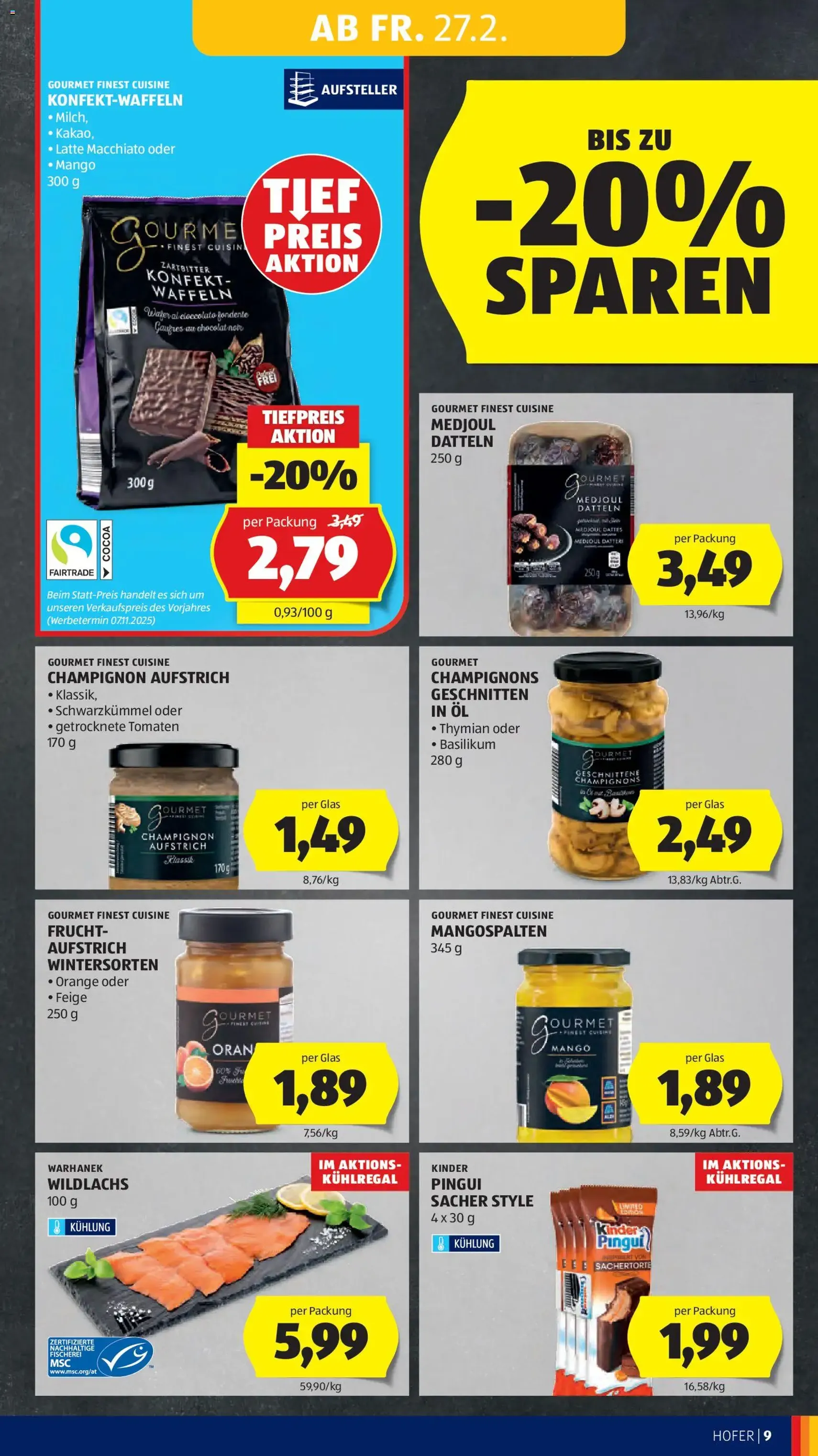 Hofer Flugblatt - Gültiger Prospekt ab 25.02.2026, Seite 11 von insgesamt 41