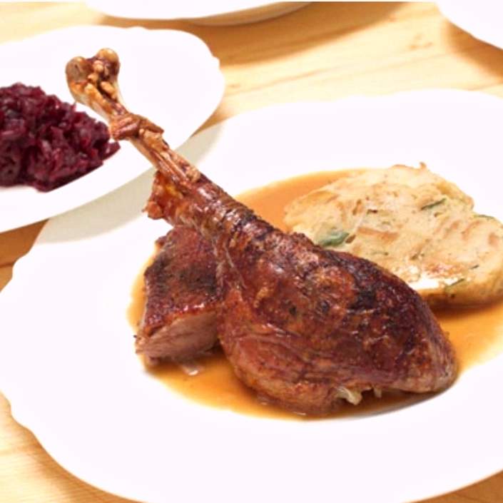 Gänsebraten