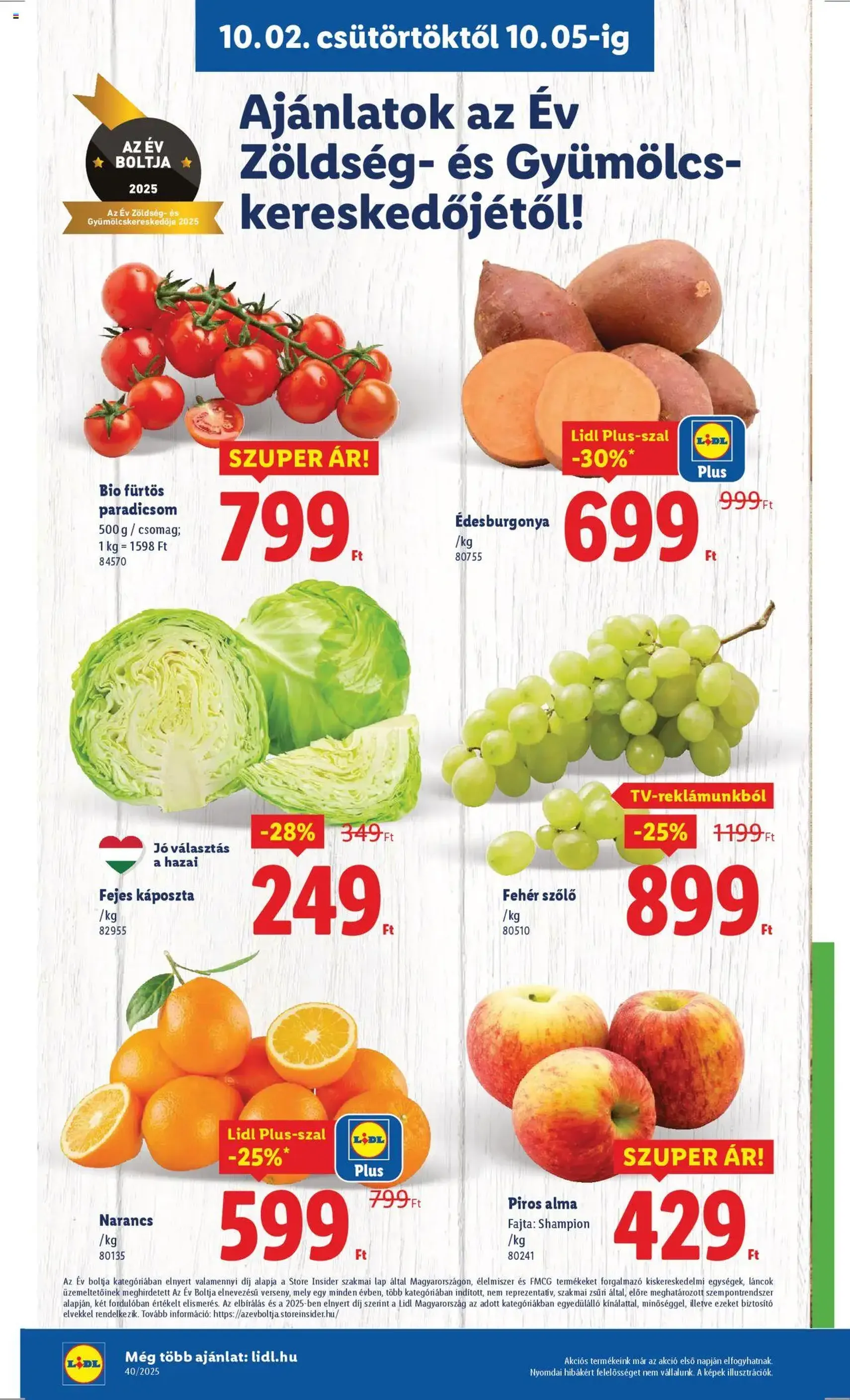 Lidl Akciós újság - 2025.10.02. érvényes szórólap 4 oldal 76 oldalból Lidl Akciós újság - 2025.10.02. érvényes szórólap 4 oldal 76 oldalból