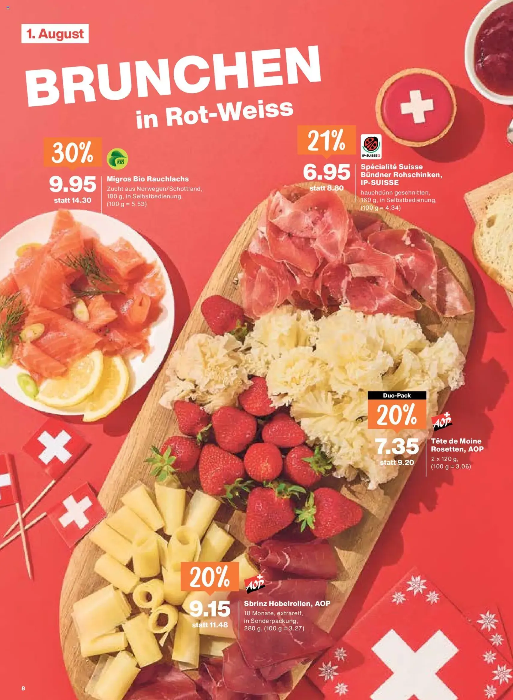 Migros aktionen - Gültiger Prospekt ab 23.07.2026, Seite 8 von insgesamt 20