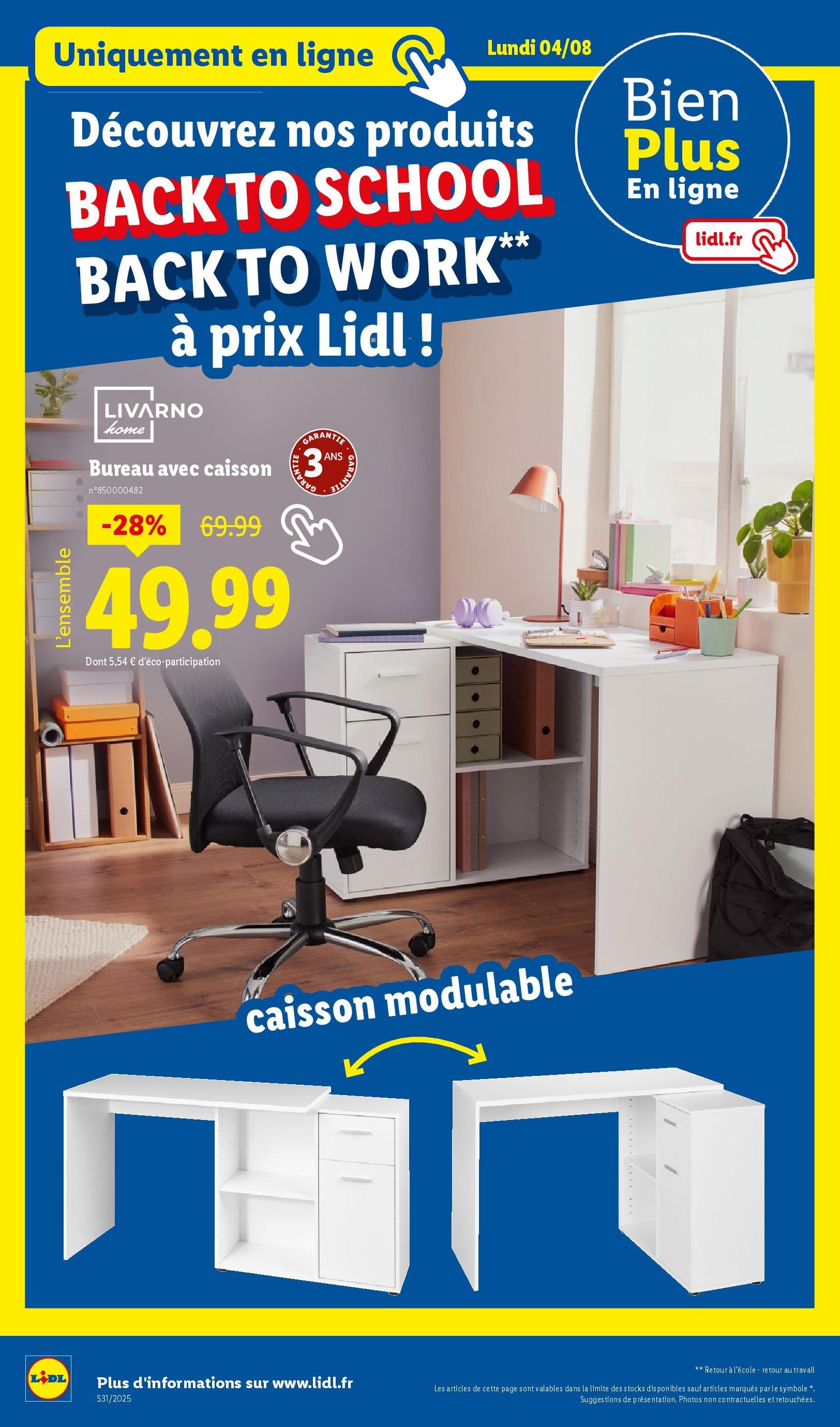 LIDL catalogue semaine 30 - brochure valable à partir du 31/07/2025, page 64 sur 73 LIDL catalogue semaine 30 - brochure valable à partir du 31/07/2025, page 64 sur 73