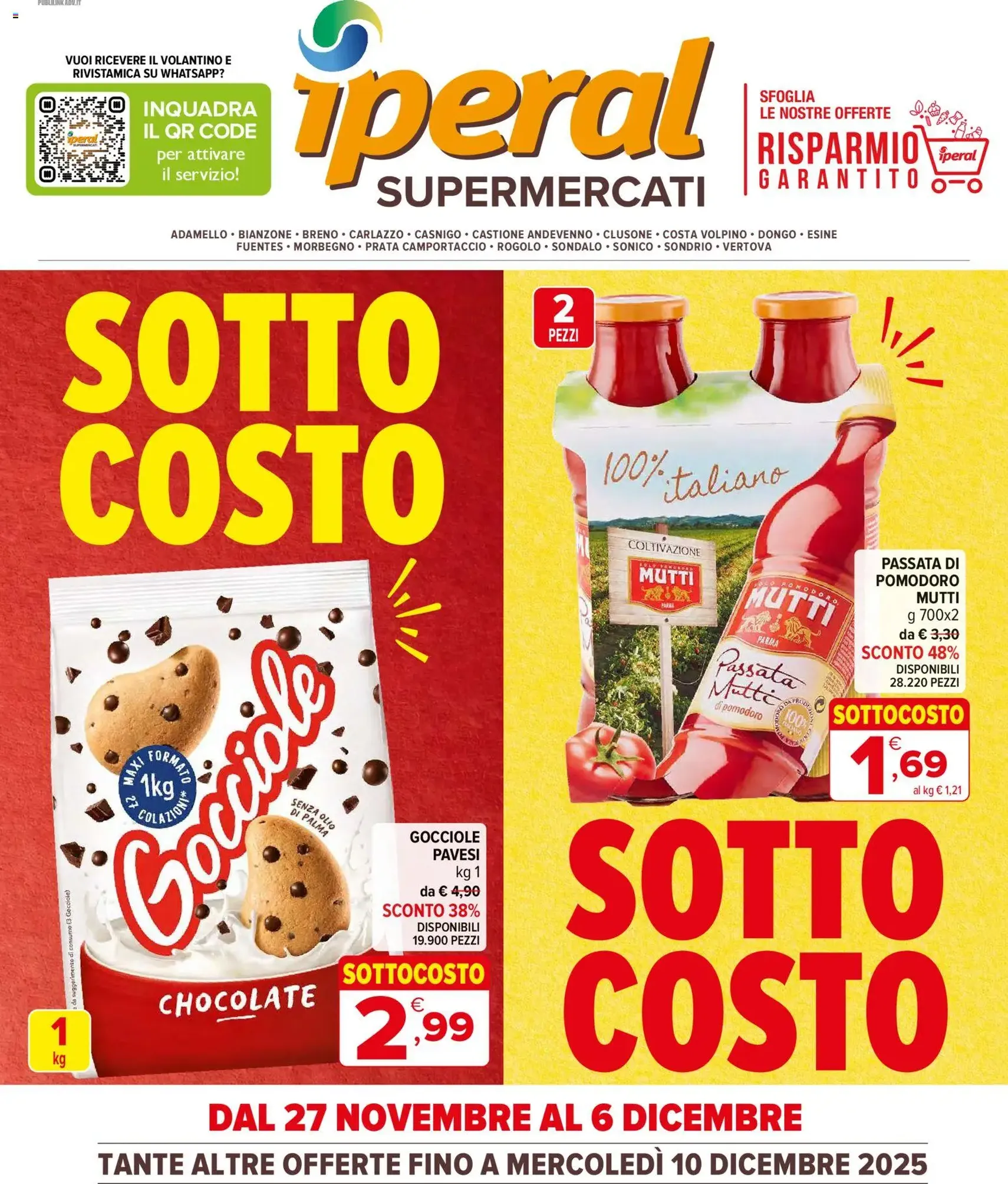 Volantino Iperal - volantino valido dal 27/11/2025 pagina 1 di 20