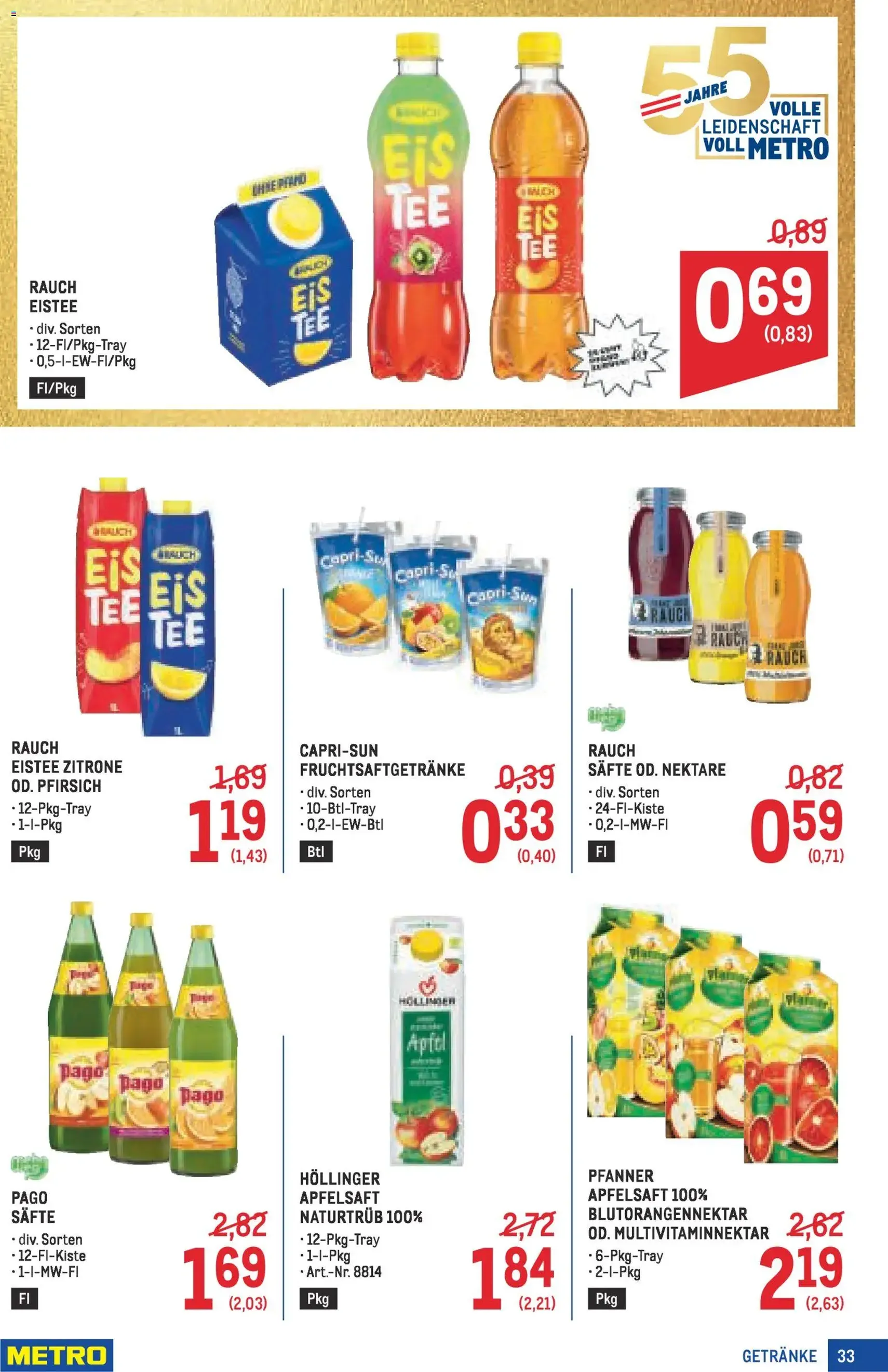 Metro angebote Profi - Gültiger Prospekt ab 05.03.2026, Seite 33 von insgesamt 72