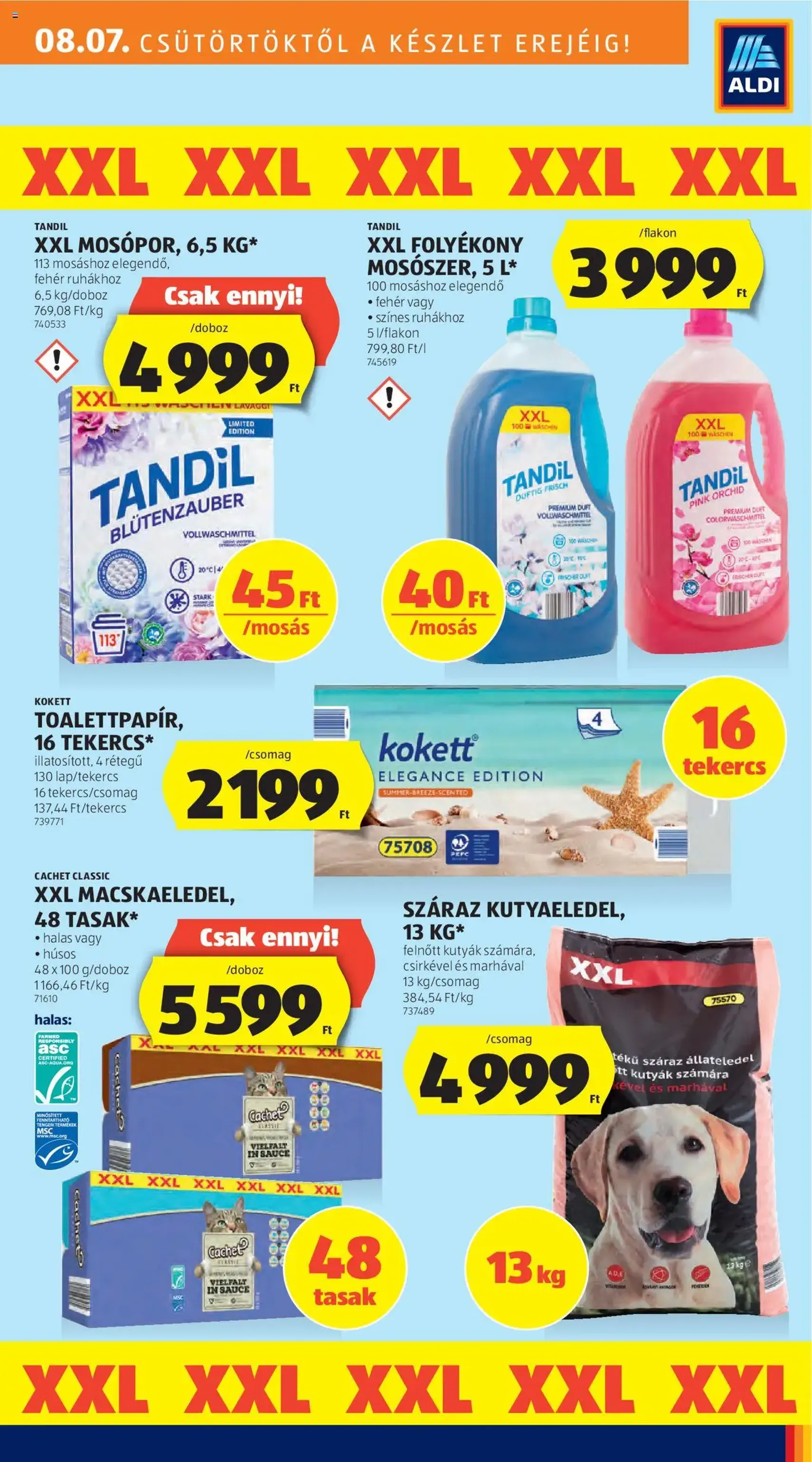 Aldi Akciós újság - 2025.08.07. érvényes szórólap 21 oldal 52 oldalból Aldi Akciós újság - 2025.08.07. érvényes szórólap 21 oldal 52 oldalból
