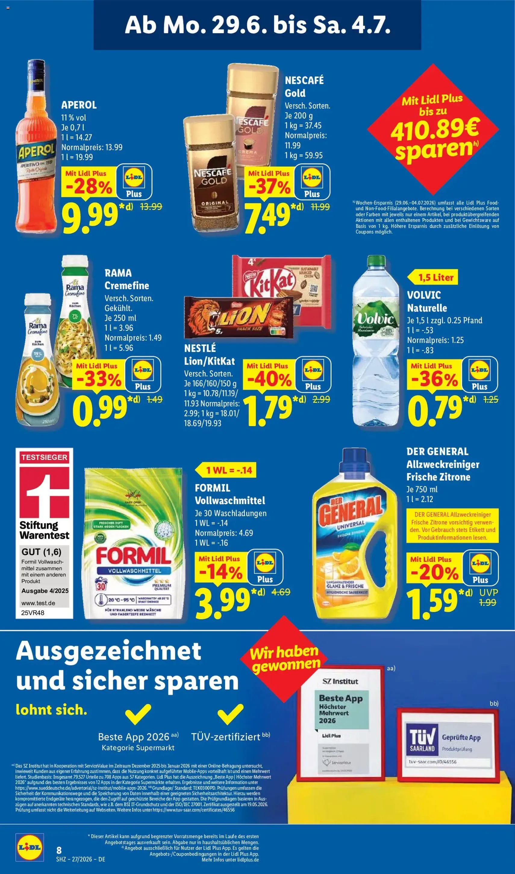Lidl Prospekt - Gültiger Prospekt ab 29.06.2026, Seite 10 von insgesamt 67