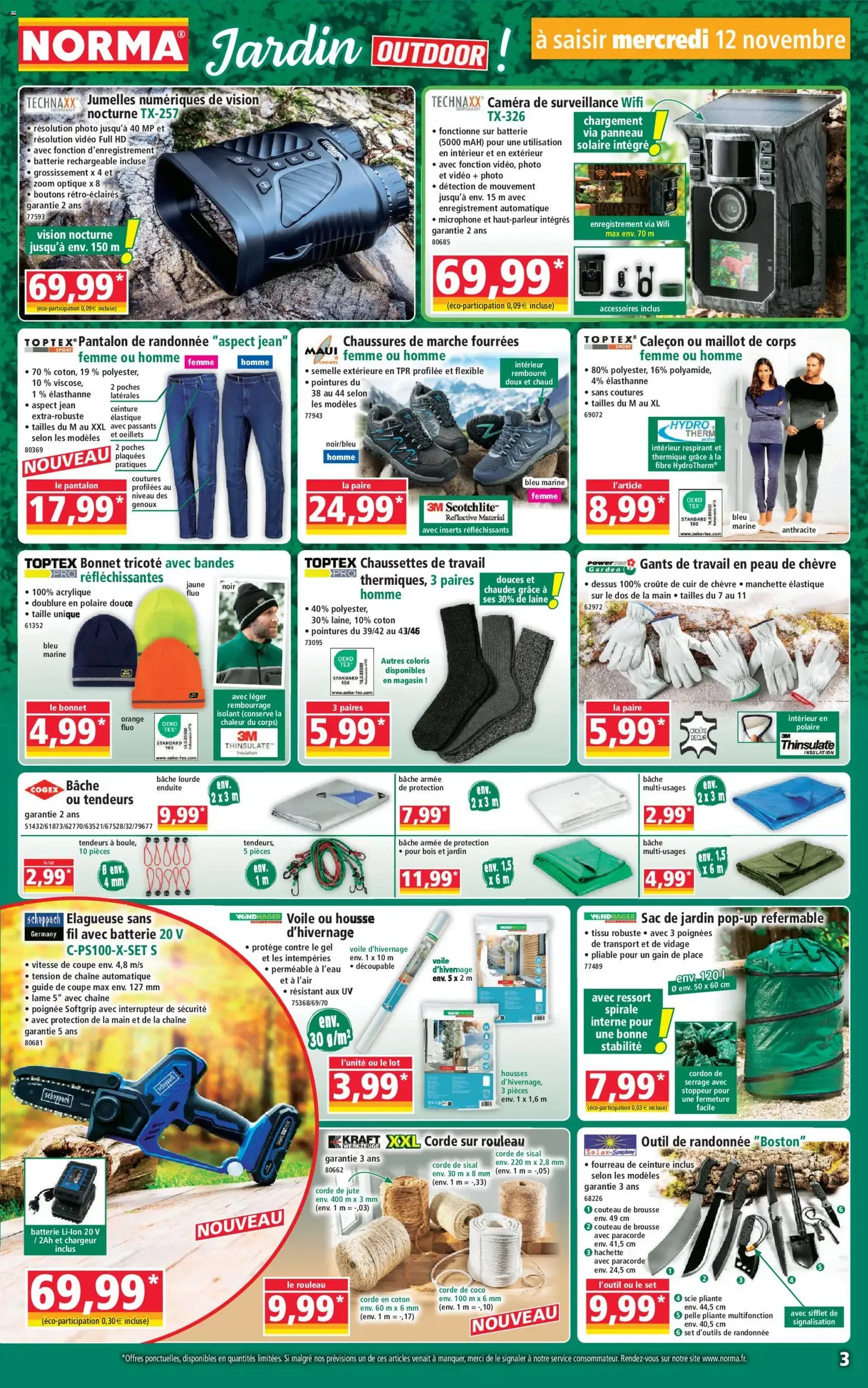 Norma catalogue - brochure valable à partir du 12/11/2025, page 3 sur 12
