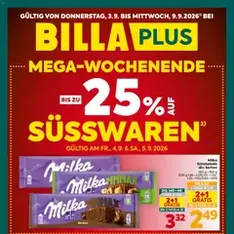 Billa Plus Flugblatt - Prospekt Vorschau gültig ab 03.09.2026