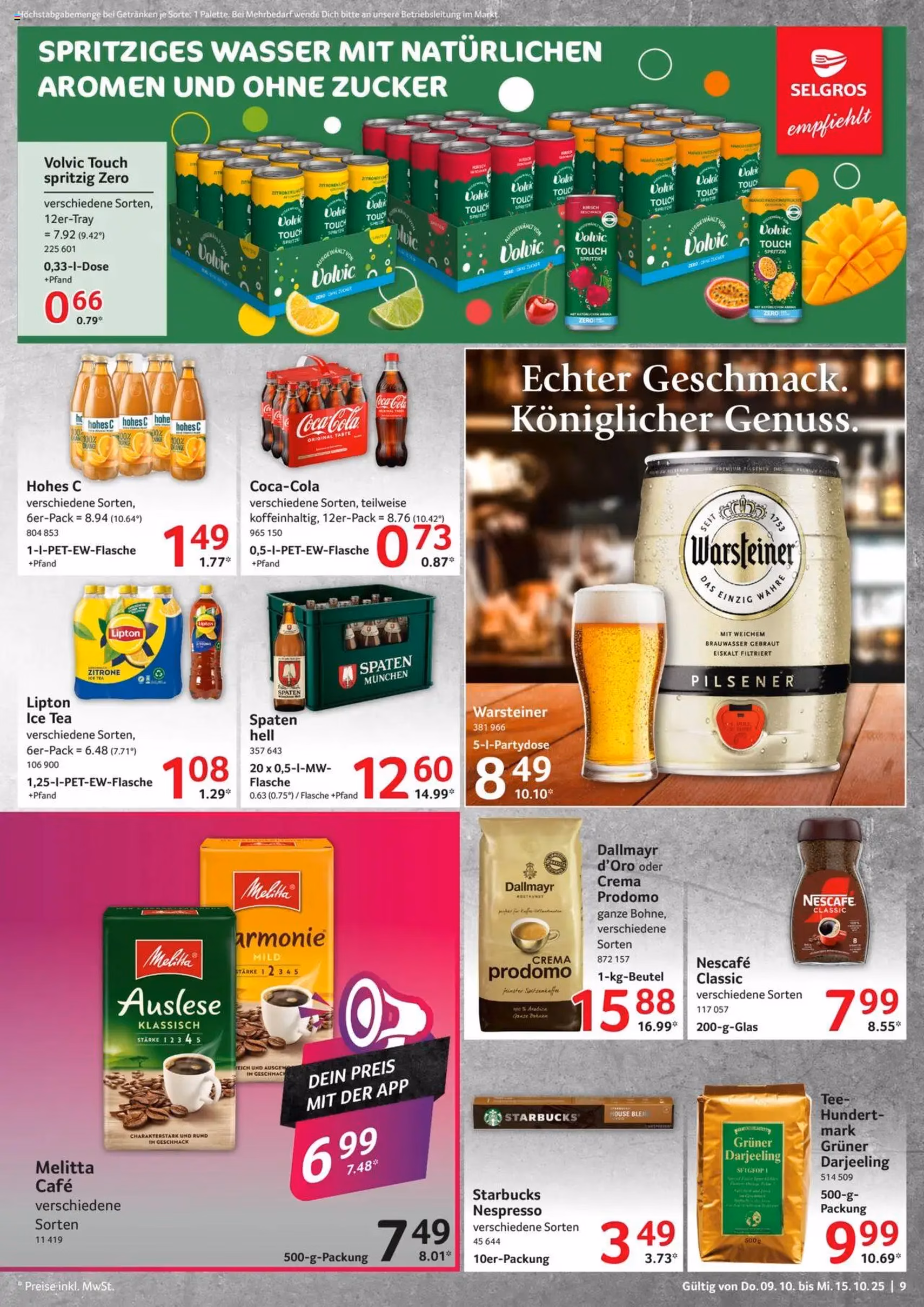 Selgros Prospekt - Gültiger Prospekt ab 09.10.2025, Seite 9 von insgesamt 32