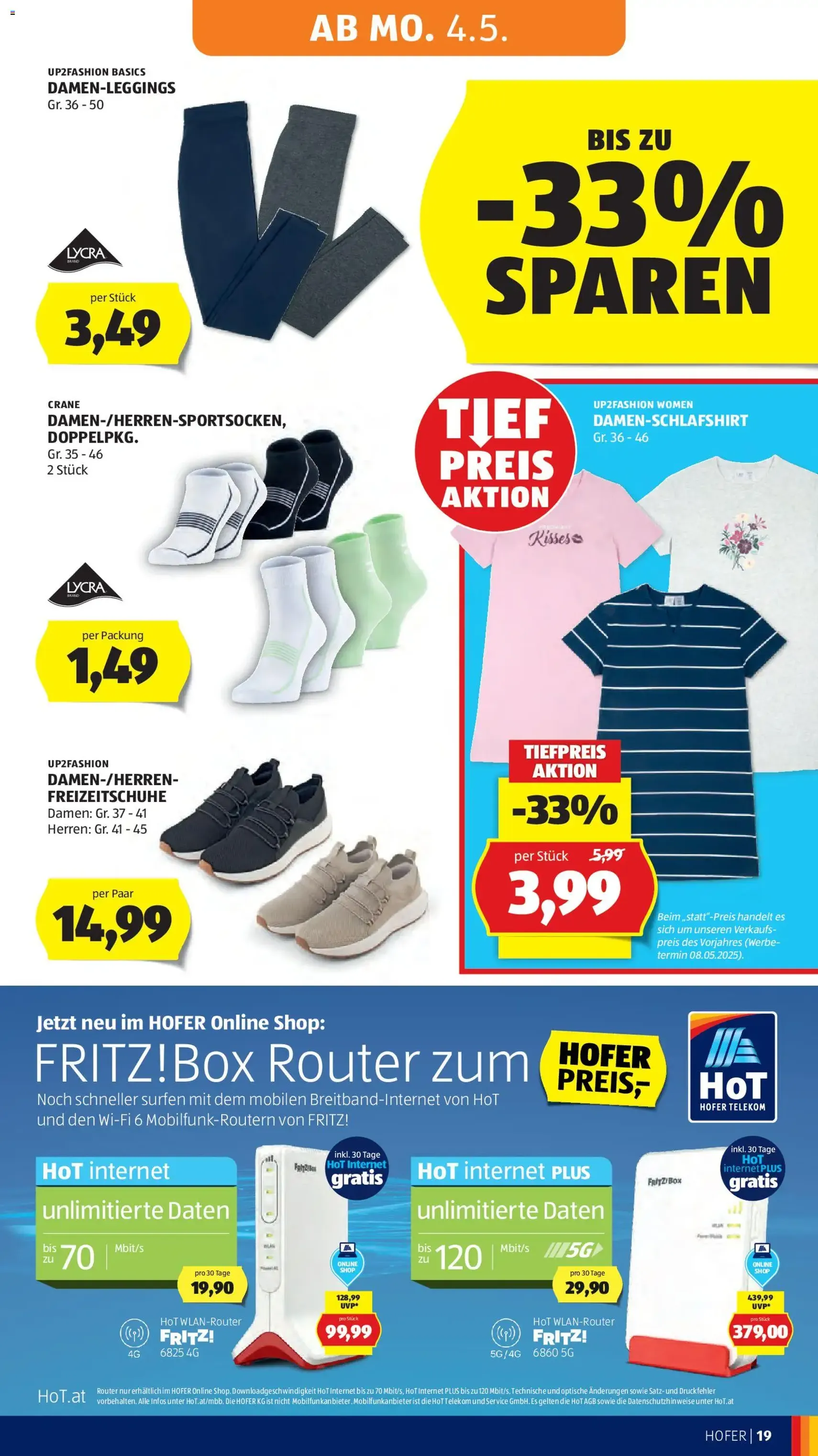 Hofer Flugblatt - Gültiger Prospekt ab 29.04.2026, Seite 25 von insgesamt 47