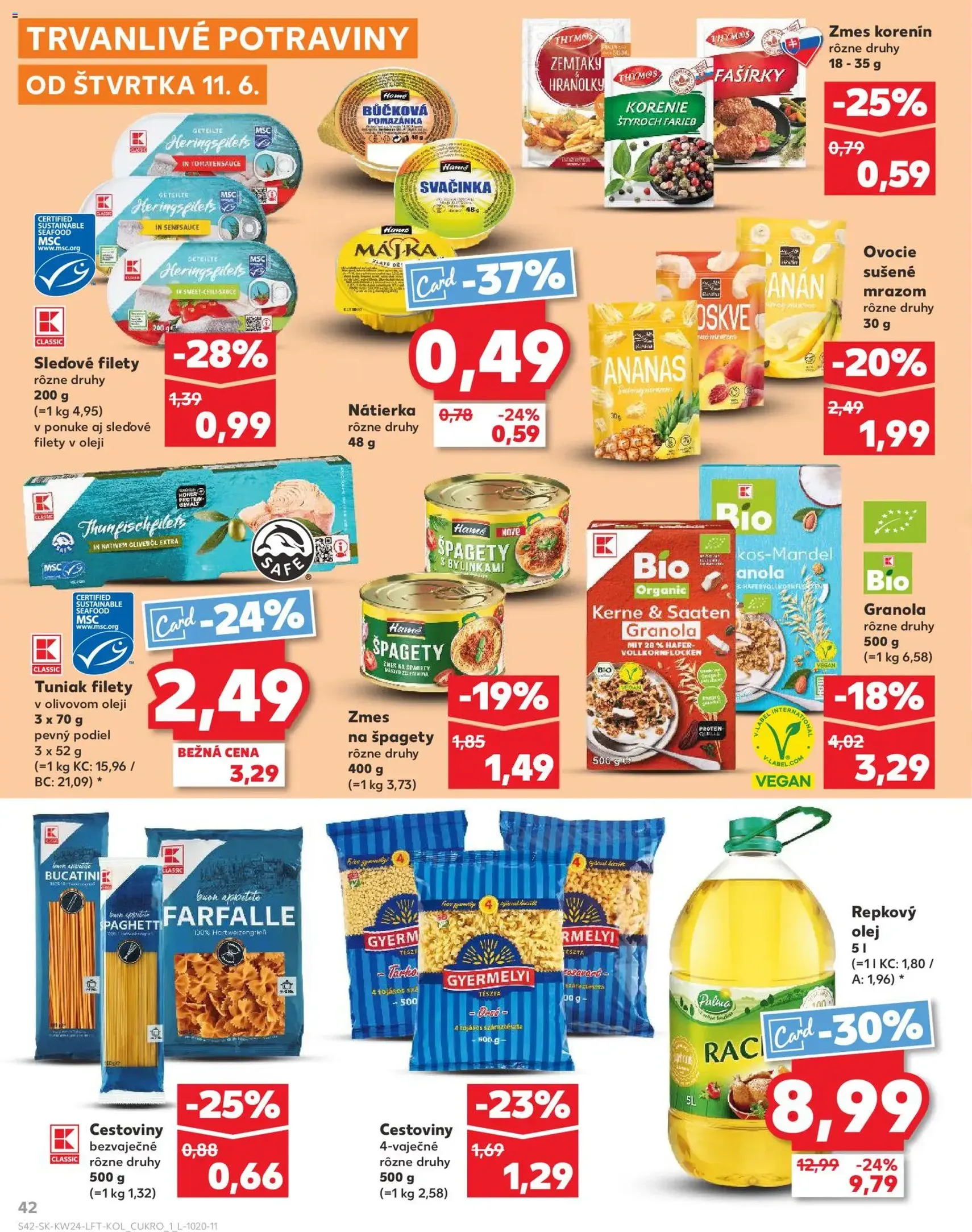 Kaufland SK akciós újság - 2026.06.11. érvényes szórólap 42 oldal 78 oldalból