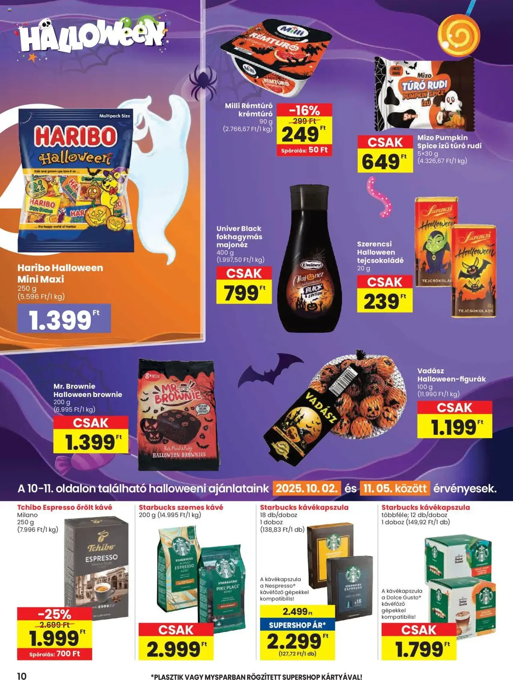 Spar Akciós újság - 2025.10.02. érvényes szórólap 10 oldal 18 oldalból Spar Akciós újság - 2025.10.02. érvényes szórólap 10 oldal 18 oldalból