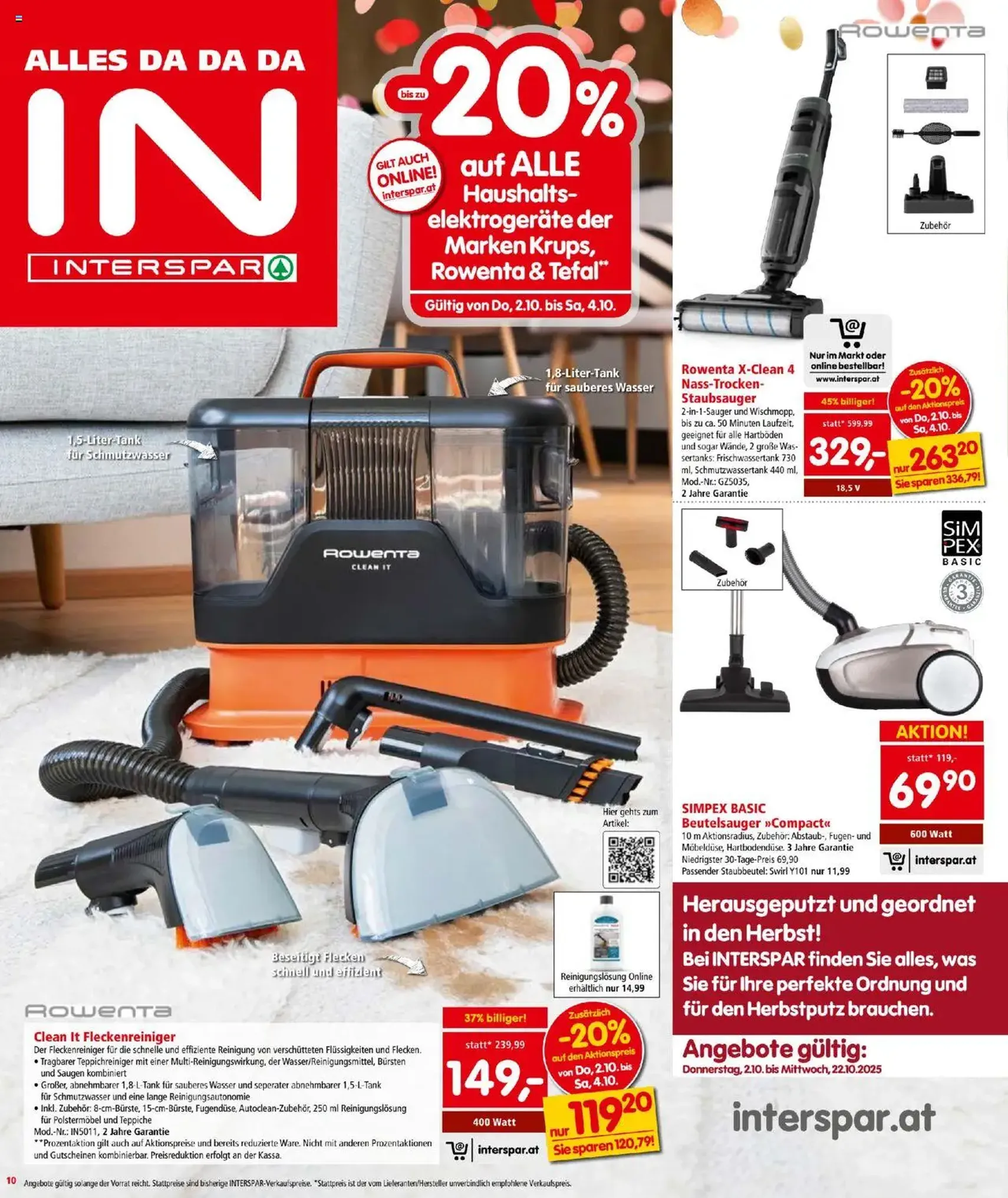 Interspar Flugblatt - Gültiger Prospekt ab 02.10.2025, Seite 10 von insgesamt 16