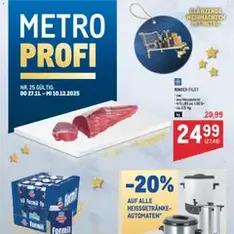 Metro angebote Profi - Prospekt Vorschau gültig ab 27.11.2025