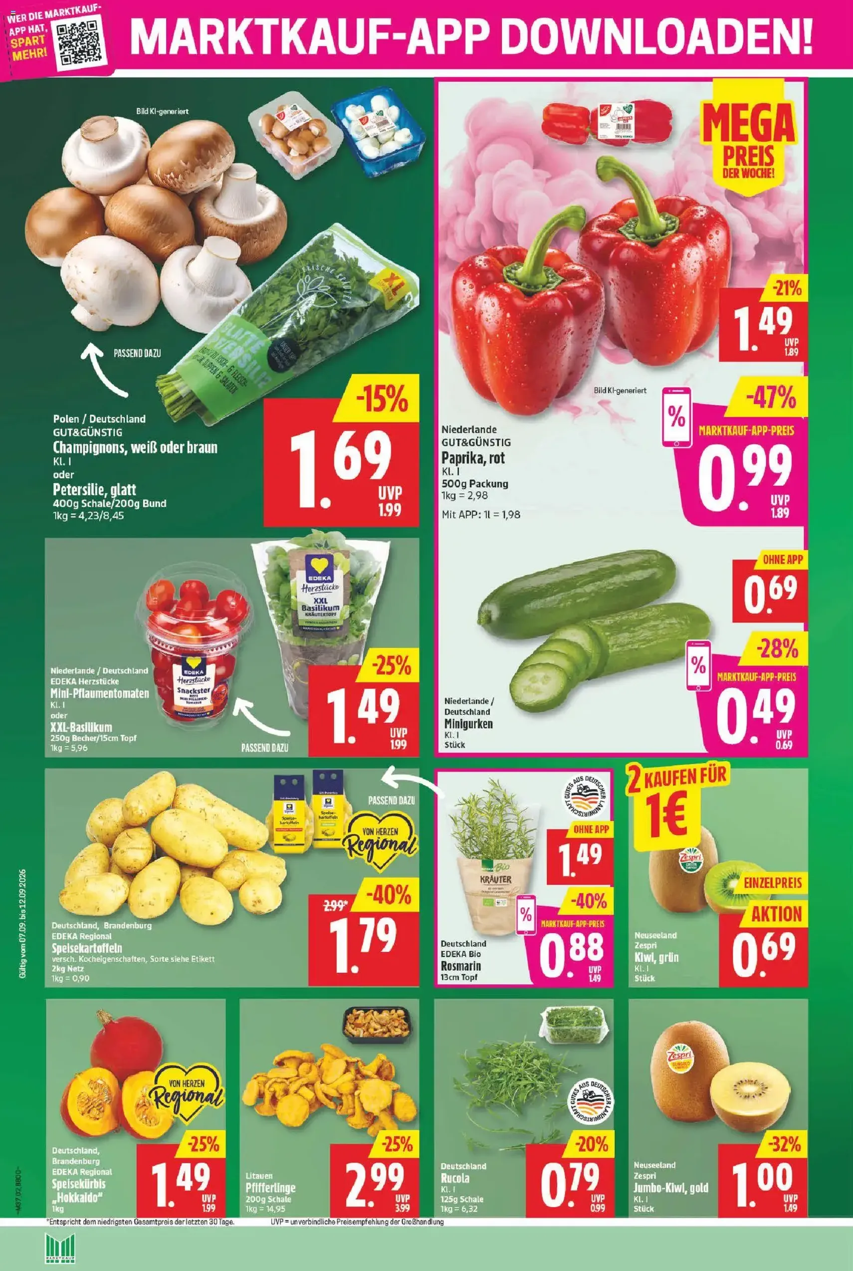 Marktkauf Prospekt - Gültiger Prospekt ab 07.09.2026, Seite 2 von insgesamt 29