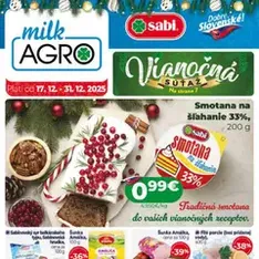 Milk Agro Leták - náhľad letáku platný od 17.12.2025