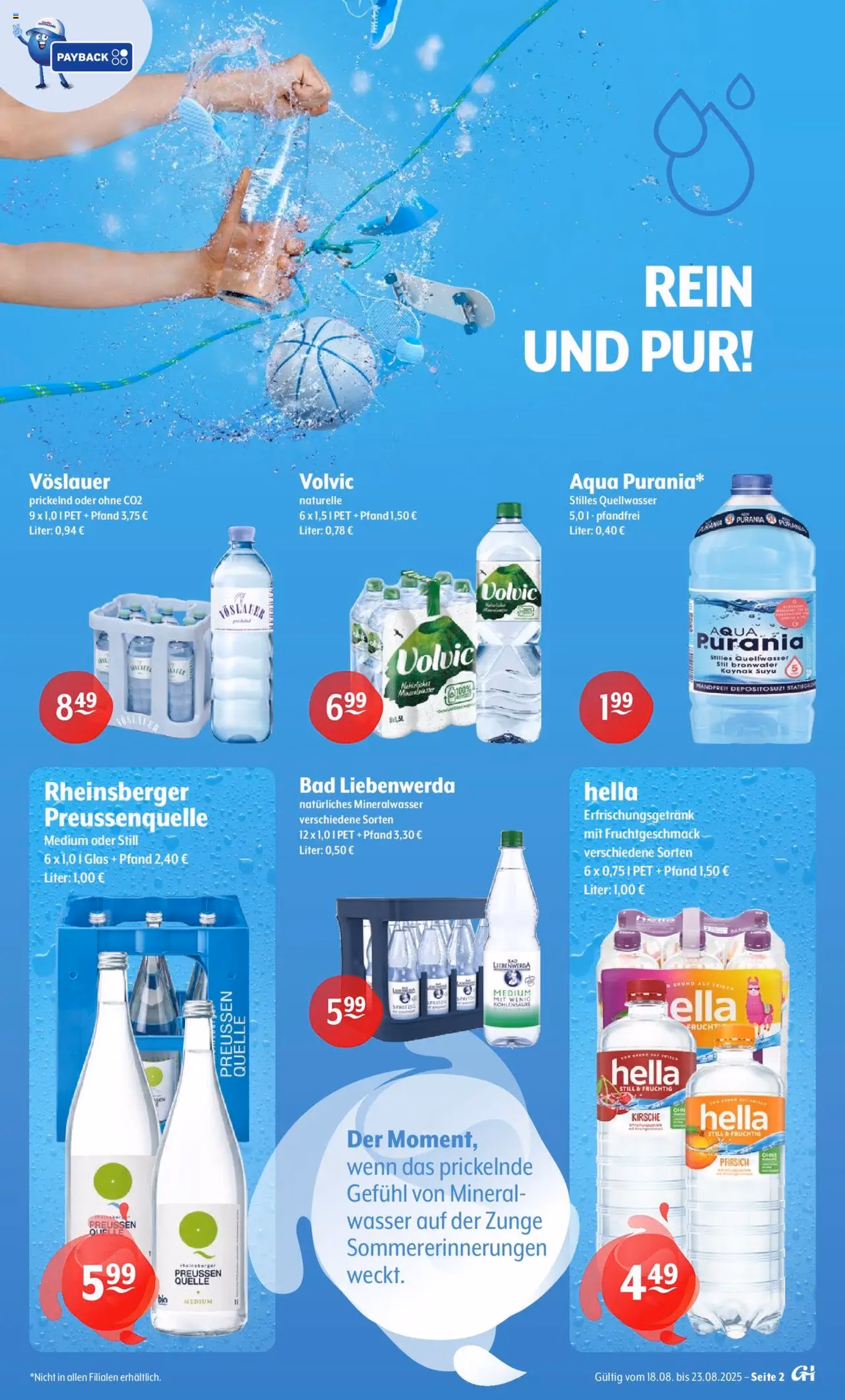 Trink und Spare Prospekt - Gültiger Prospekt ab 18.08.2025, Seite 2 von insgesamt 9