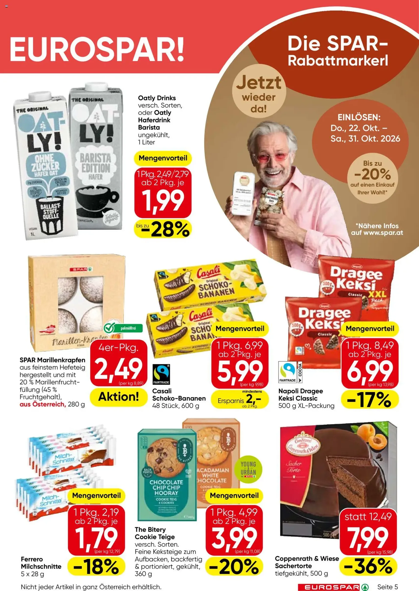Eurospar Flugblatt - Gültiger Prospekt ab 22.10.2026, Seite 5 von insgesamt 16
