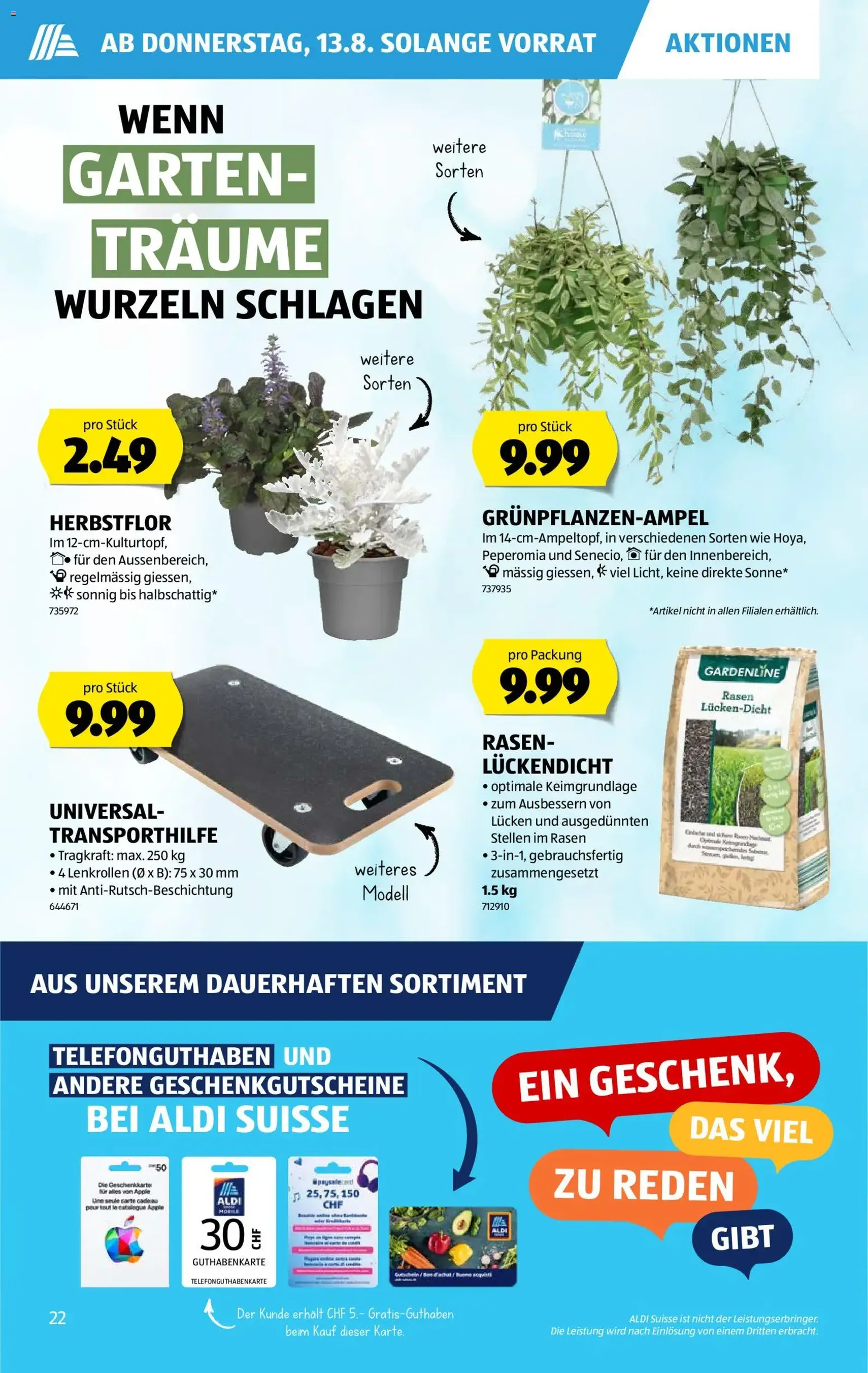 Aldi aktionen - Gültiger Prospekt ab 13.08.2026, Seite 22 von insgesamt 47