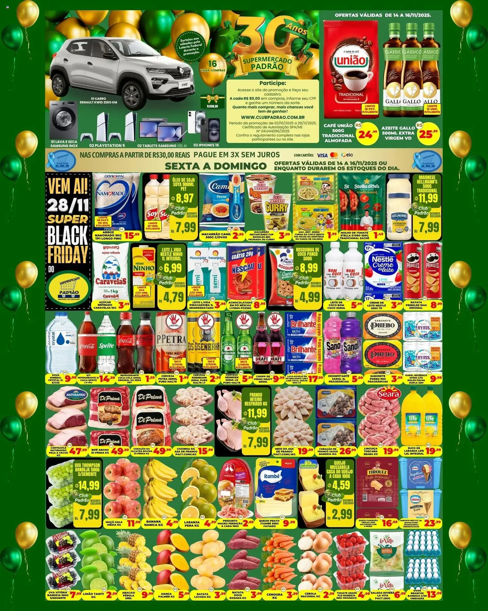 Supermercado Padrão Black Friday - folheto válido a partir de 14/11/2025 página 1 de 2
