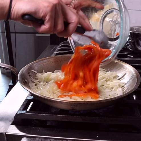 Pasta ai peperoni - procedimento 1