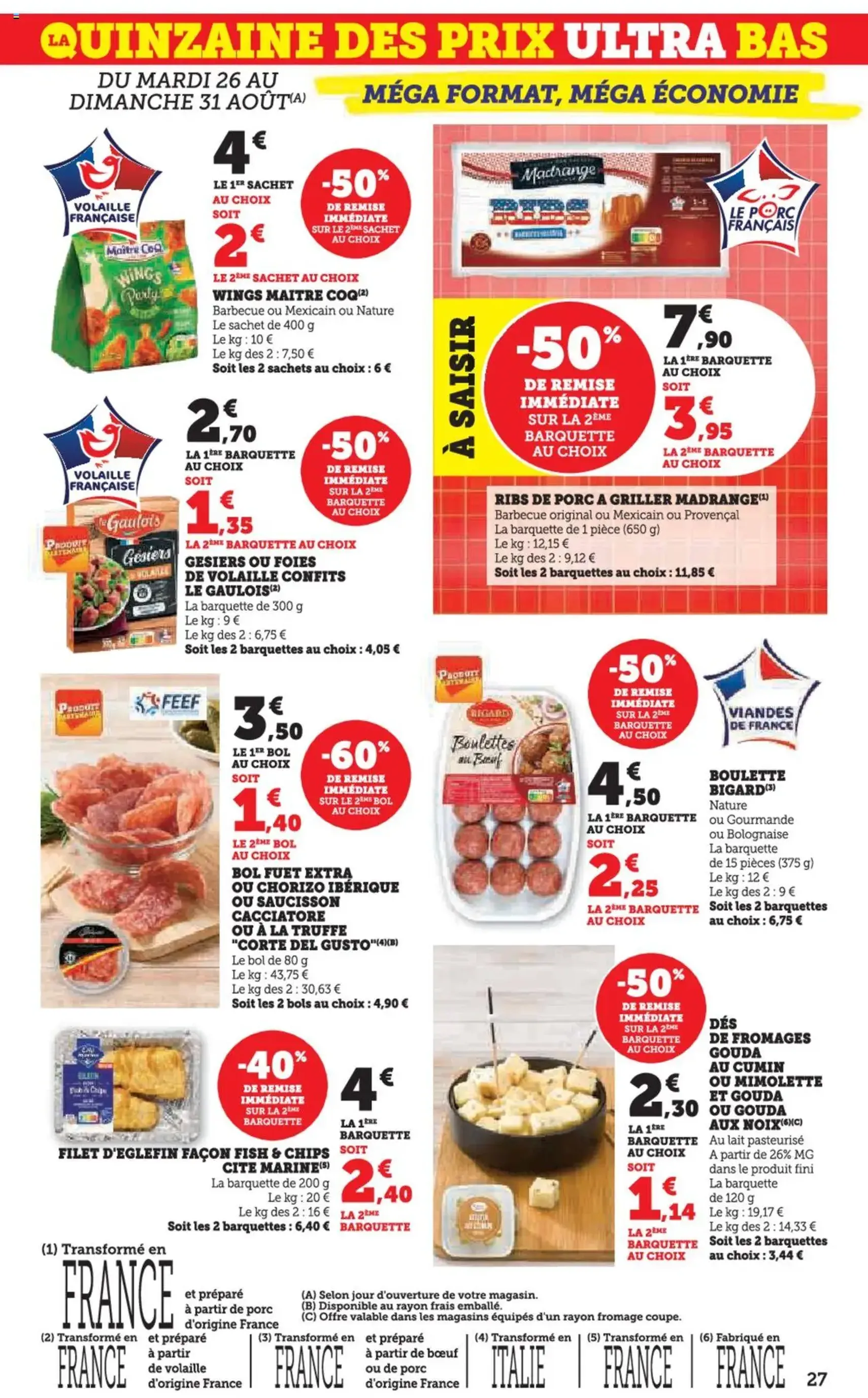 Super U catalogue - brochure valable à partir du 26/08/2025, page 27 sur 44 Super U catalogue - brochure valable à partir du 26/08/2025, page 27 sur 44