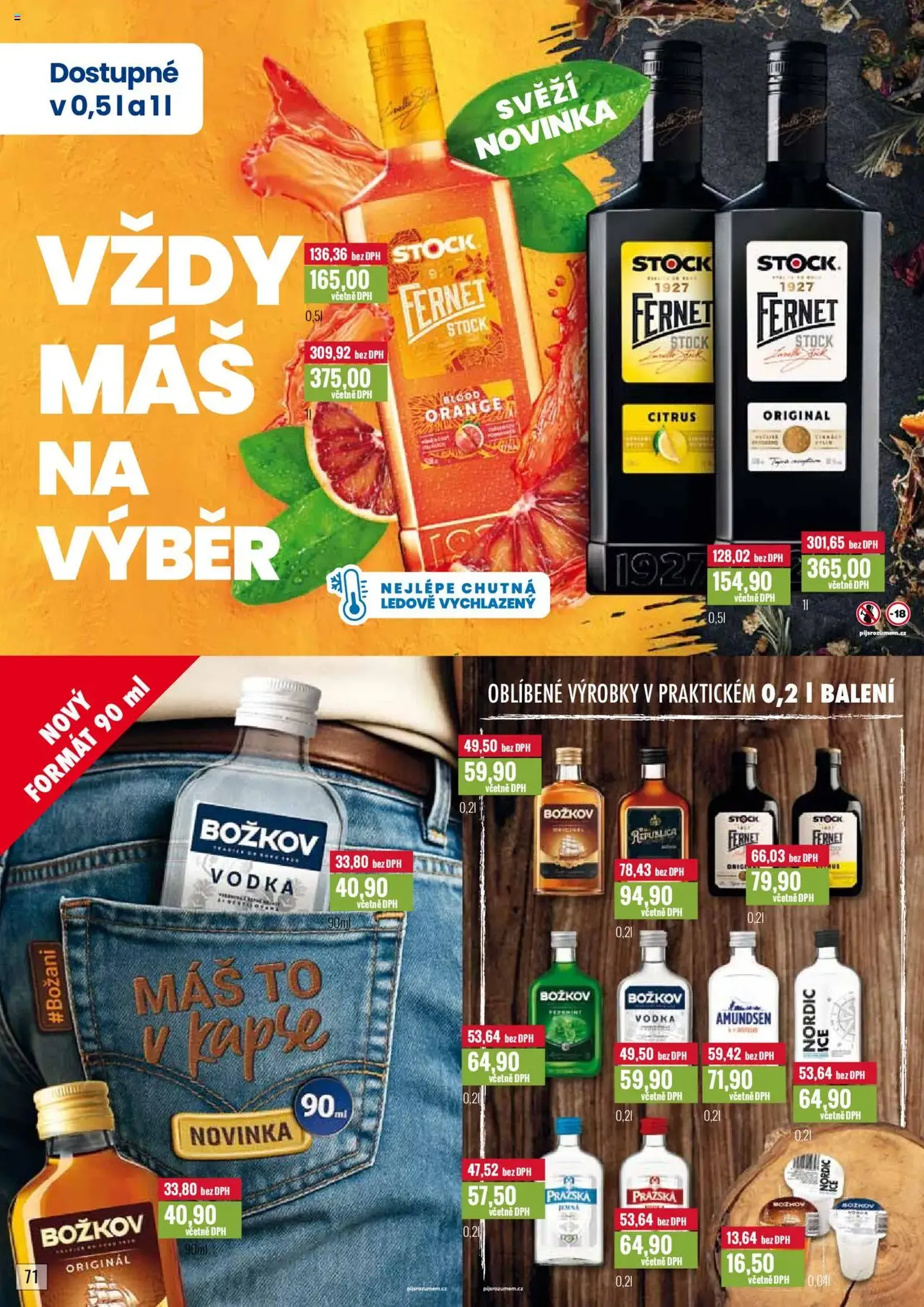 Ratio leták - platný leták od 01.09.2025 strana 72 z 76 Ratio leták - platný leták od 01.09.2025 strana 72 z 76