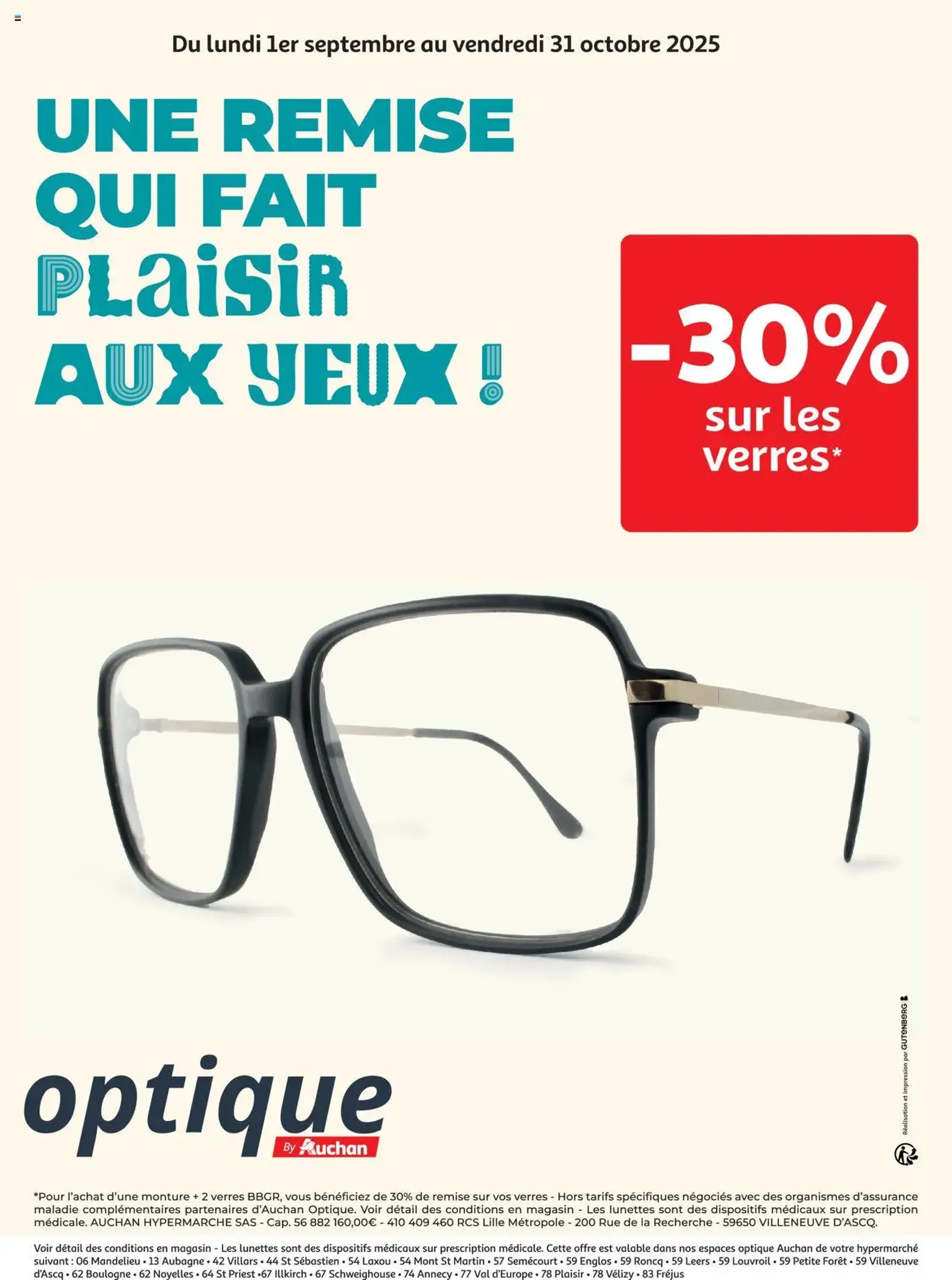Auchan prospectus - brochure valable à partir du 09/09/2025, page 57 sur 60 Auchan prospectus - brochure valable à partir du 09/09/2025, page 57 sur 60