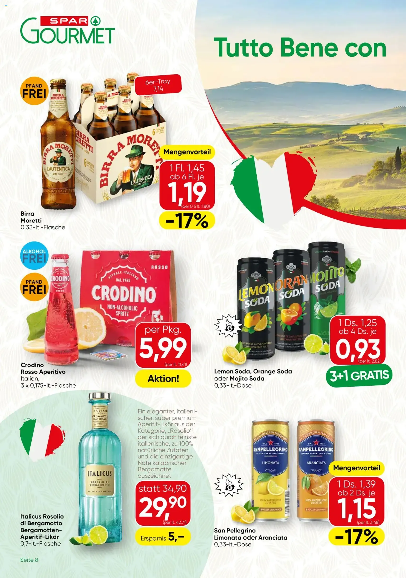 SPAR Gourmet Flugblatt - Gültiger Prospekt ab 23.04.2026, Seite 8 von insgesamt 12