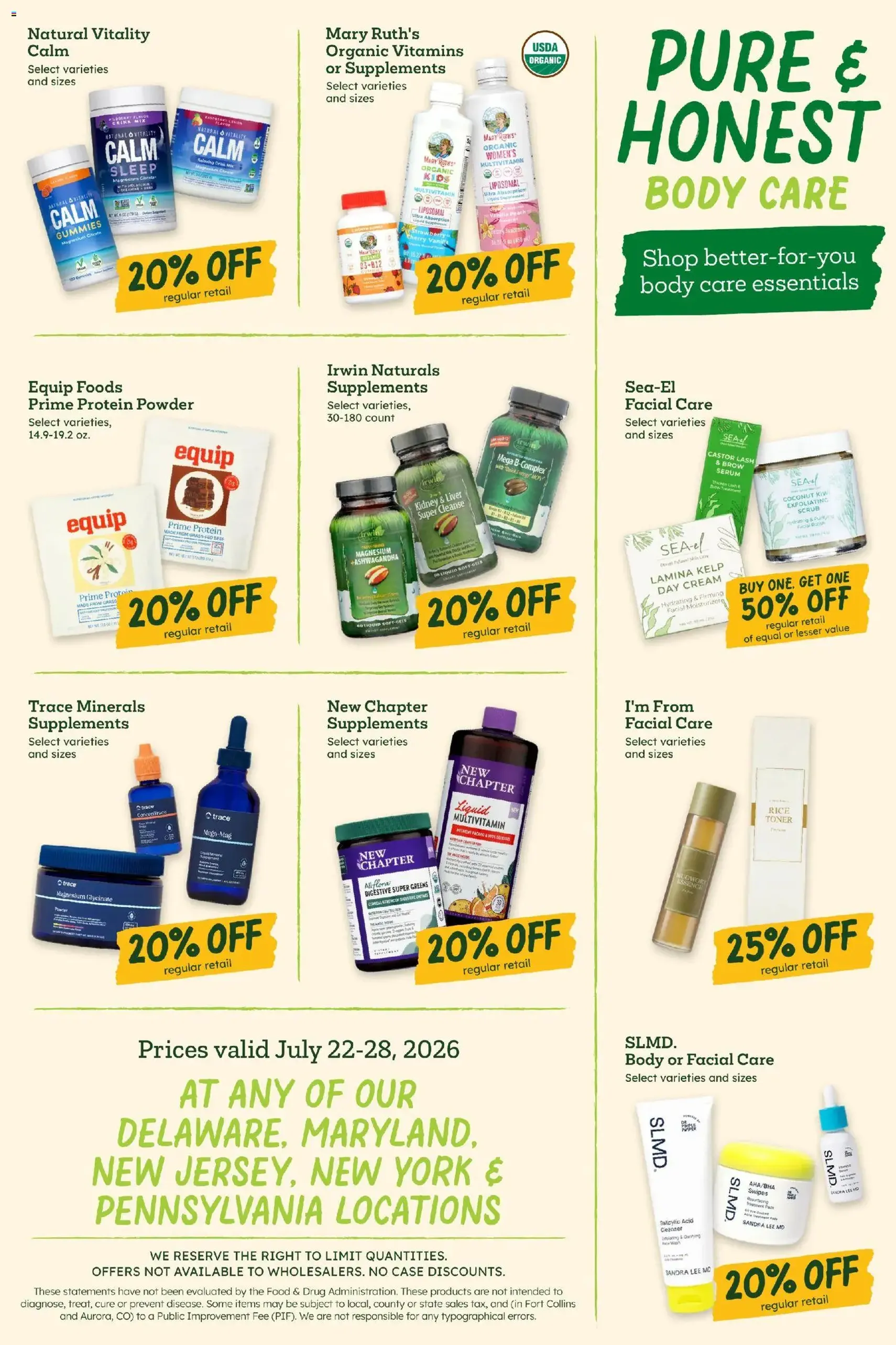 Sprouts Weekly Ad - valid flyer from 07/22/2026, page 10 of 11
