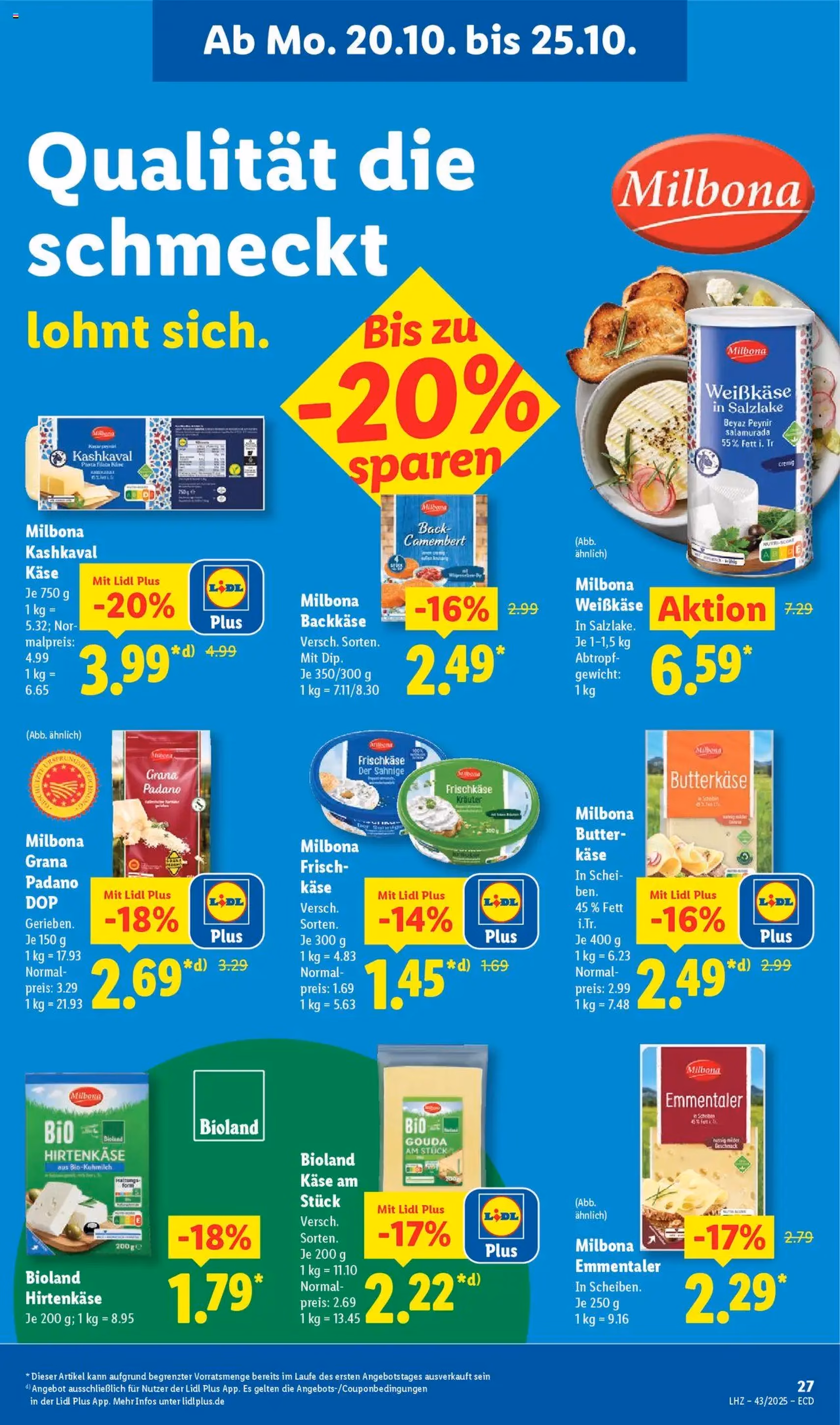 Lidl - Prospekt - Gültiger Prospekt ab 20.10.2025, Seite 11 von insgesamt 69 Lidl - Prospekt - Gültiger Prospekt ab 20.10.2025, Seite 11 von insgesamt 69