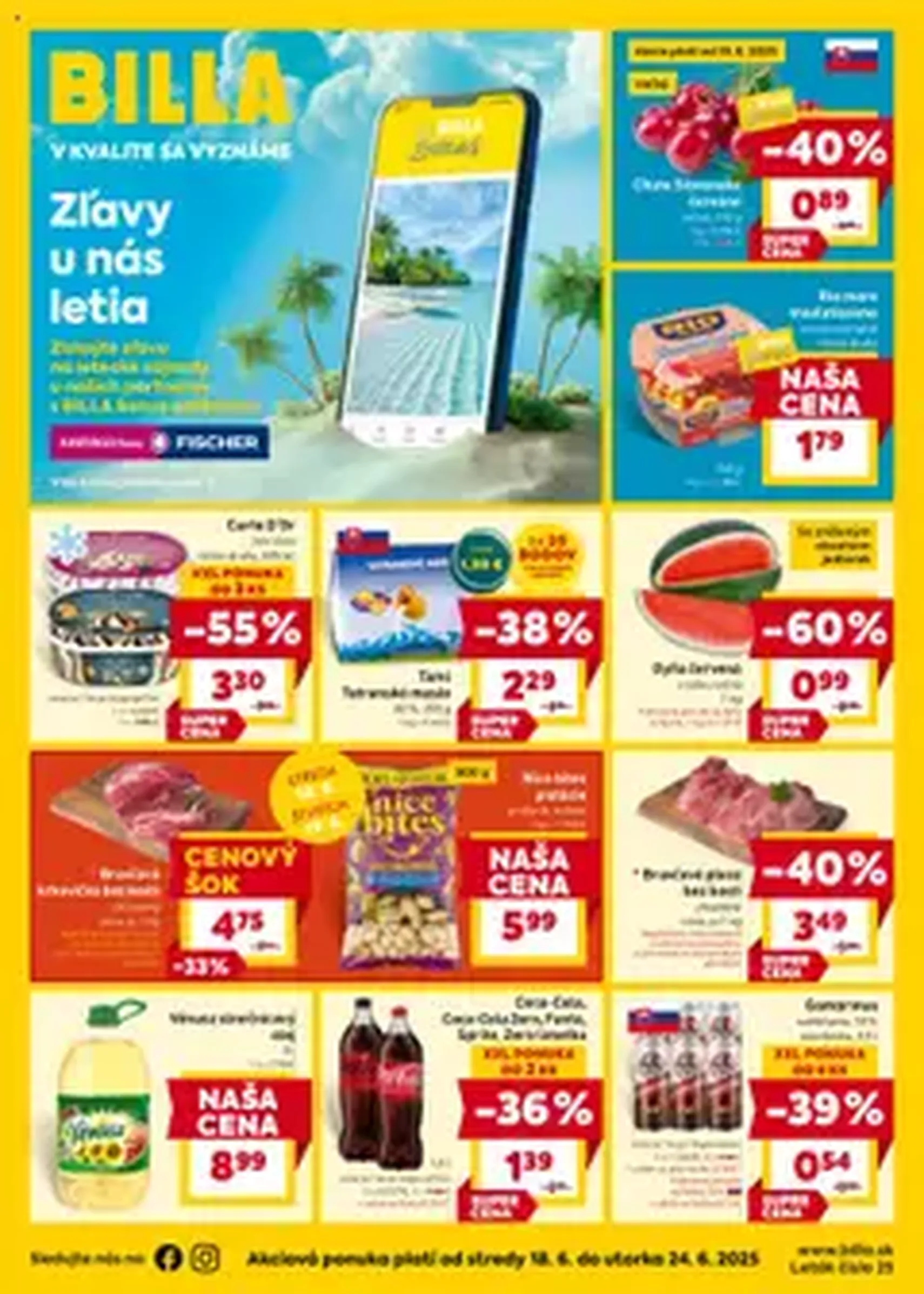Billa leták - platný leták od 18.06.2025 strana 1 z 1