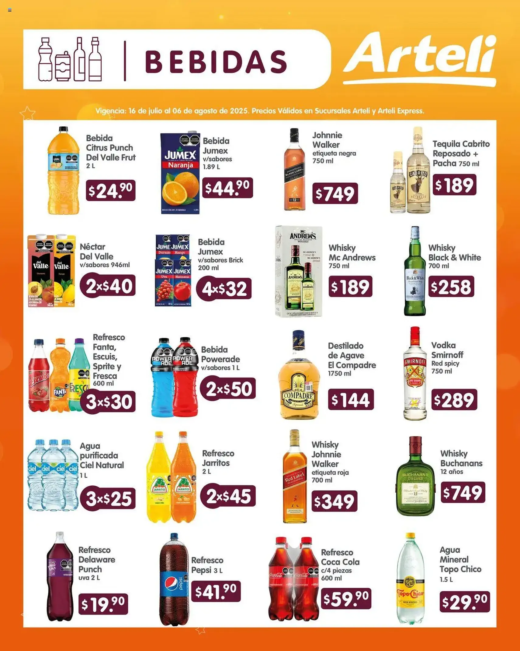 Arteli - Folleto de aniversario - folleto válido desde 16/07/2025 página 6 de 18 Arteli - Folleto de aniversario - folleto válido desde 16/07/2025 página 6 de 18