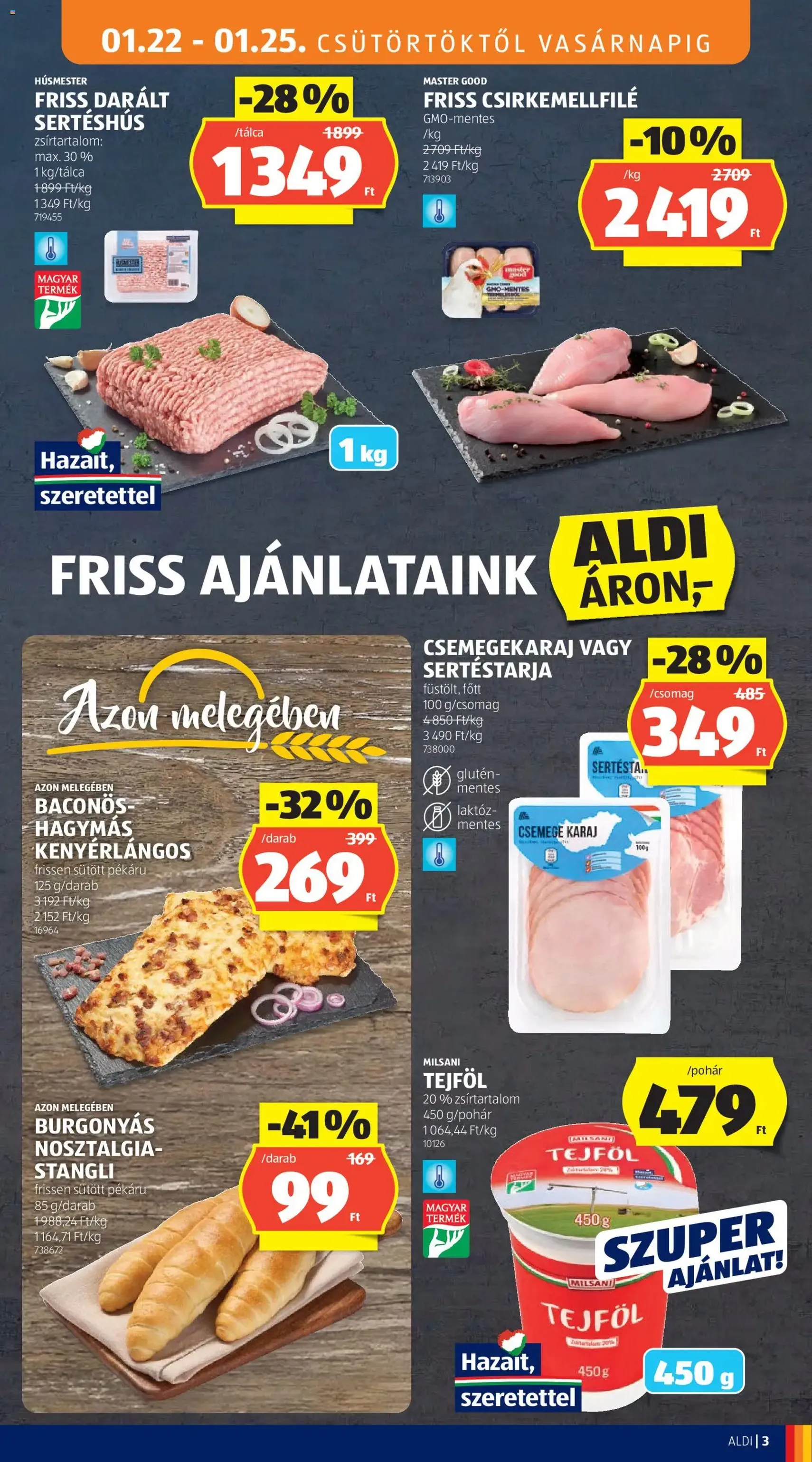 Aldi Akciós újság - 2026.01.22. érvényes szórólap 9 oldal 50 oldalból