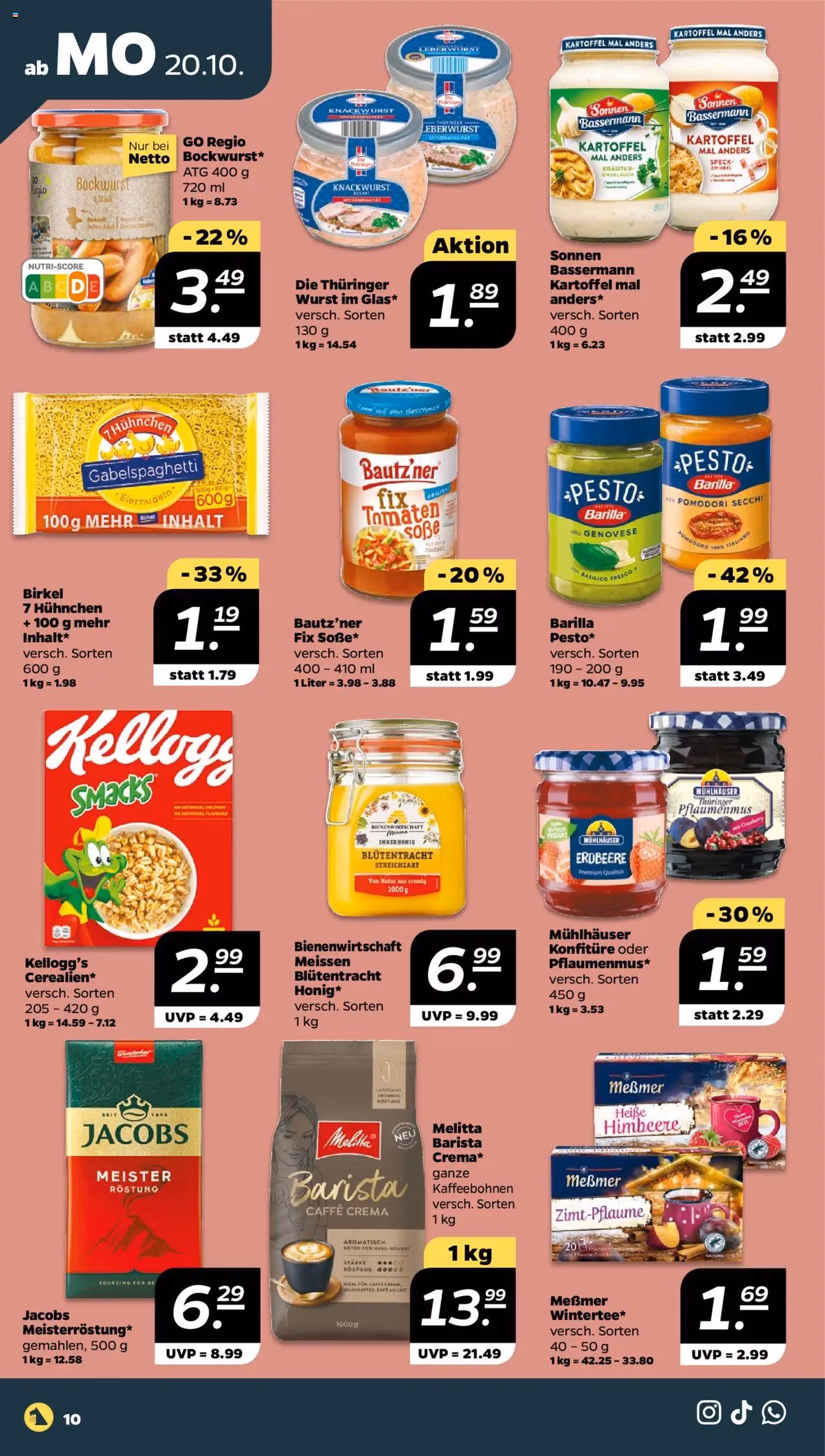 Netto Prospekt - Gültiger Prospekt ab 20.10.2025, Seite 10 von insgesamt 41 Netto Prospekt - Gültiger Prospekt ab 20.10.2025, Seite 10 von insgesamt 41