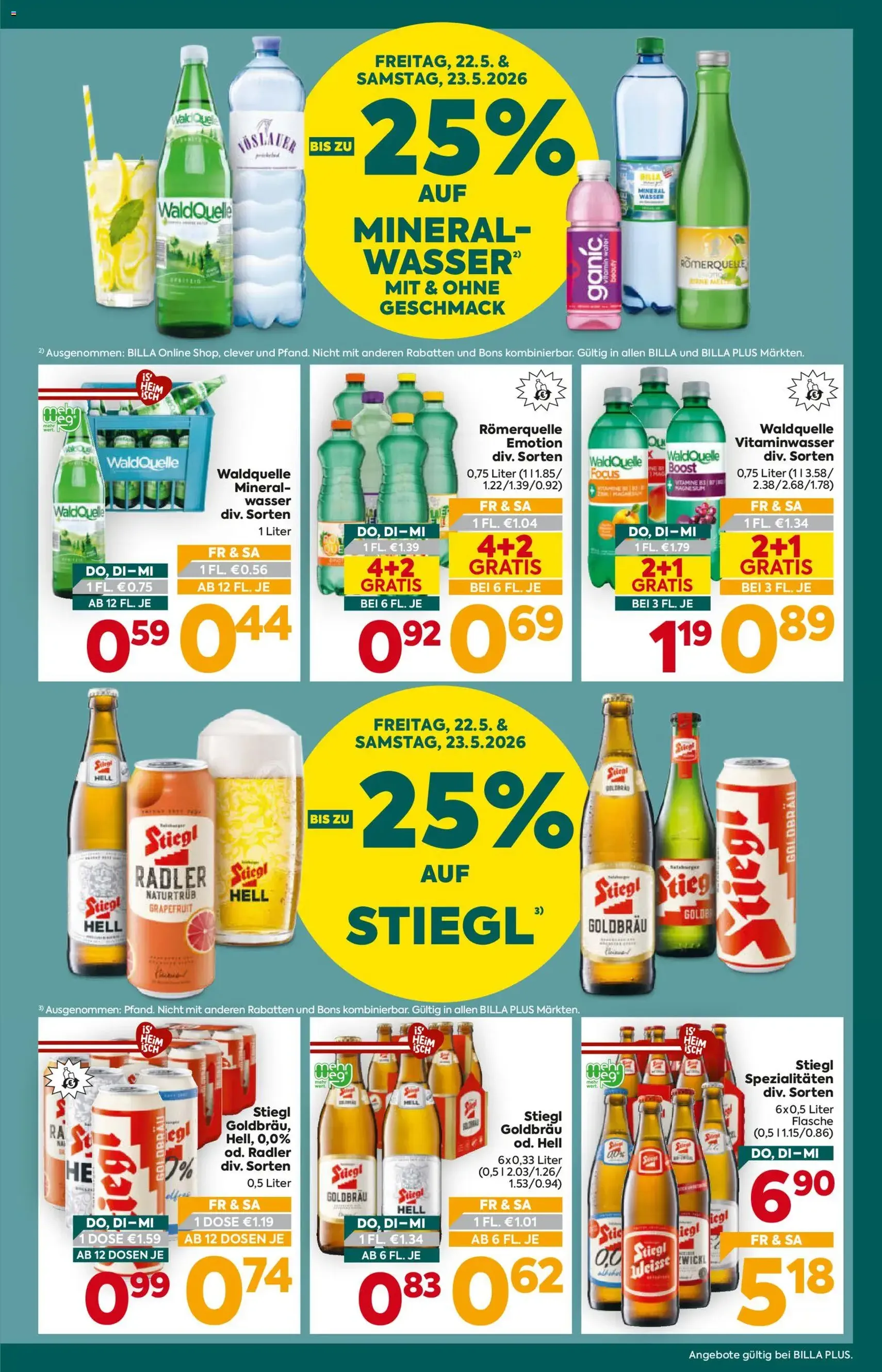 Billa Plus Flugblatt - Gültiger Prospekt ab 21.05.2026, Seite 3 von insgesamt 16