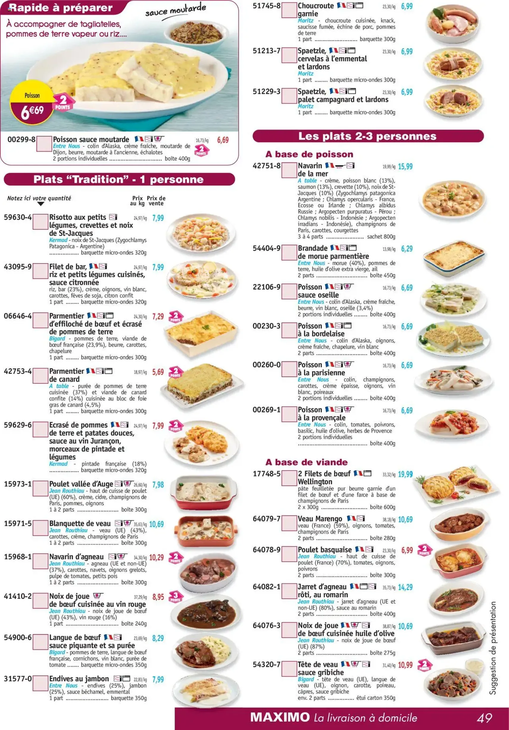 Maximo catalogue - brochure valable à partir du 29/08/2025, page 49 sur 64 Maximo catalogue - brochure valable à partir du 29/08/2025, page 49 sur 64