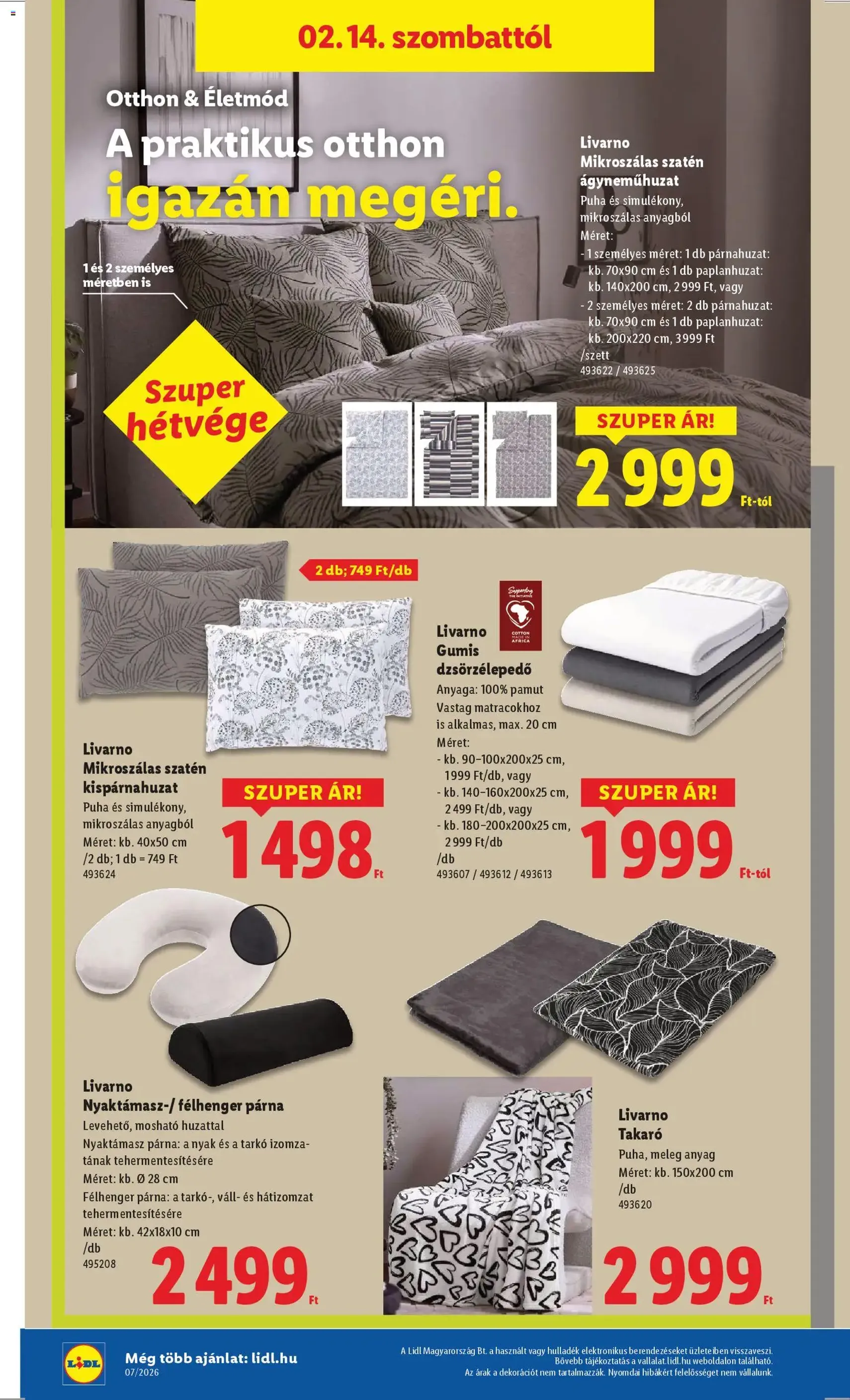 Lidl Akciós újság - 2026.02.12. érvényes szórólap 38 oldal 62 oldalból