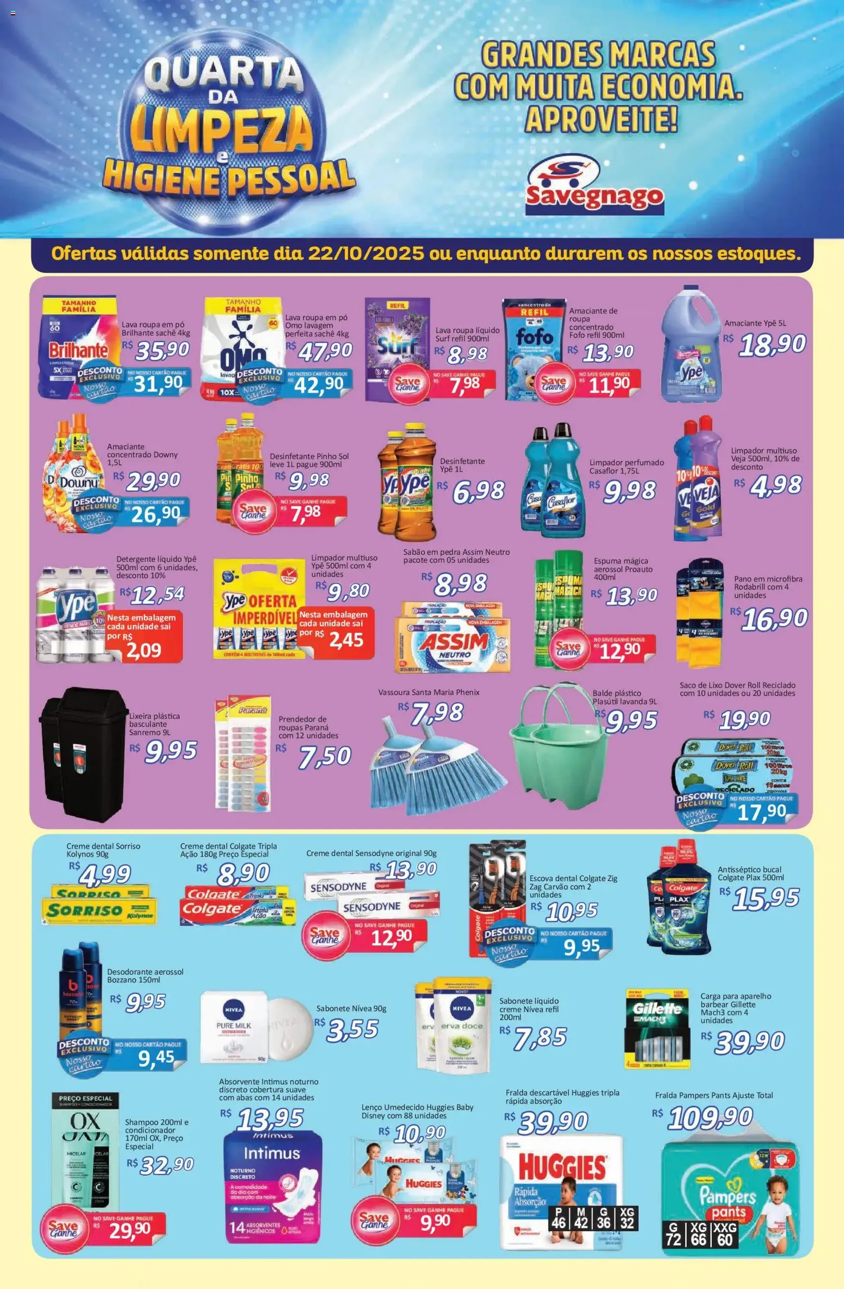 Savegnago - Ofertas da semana - folheto válido a partir de 22/10/2025 página 1 de 2