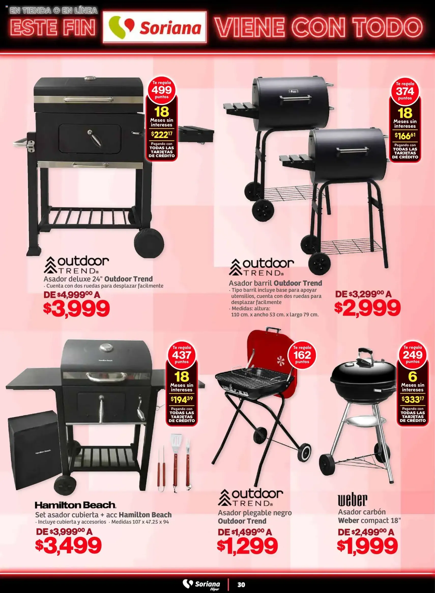 Soriana - Este fin Soriana viene con todo Híper Nacional - folleto válido desde 29/10/2025 página 30 de 35 Soriana - Este fin Soriana viene con todo Híper Nacional - folleto válido desde 29/10/2025 página 30 de 35