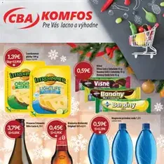 CBA Komfos Leták - náhľad letáku platný od 01.12.2025