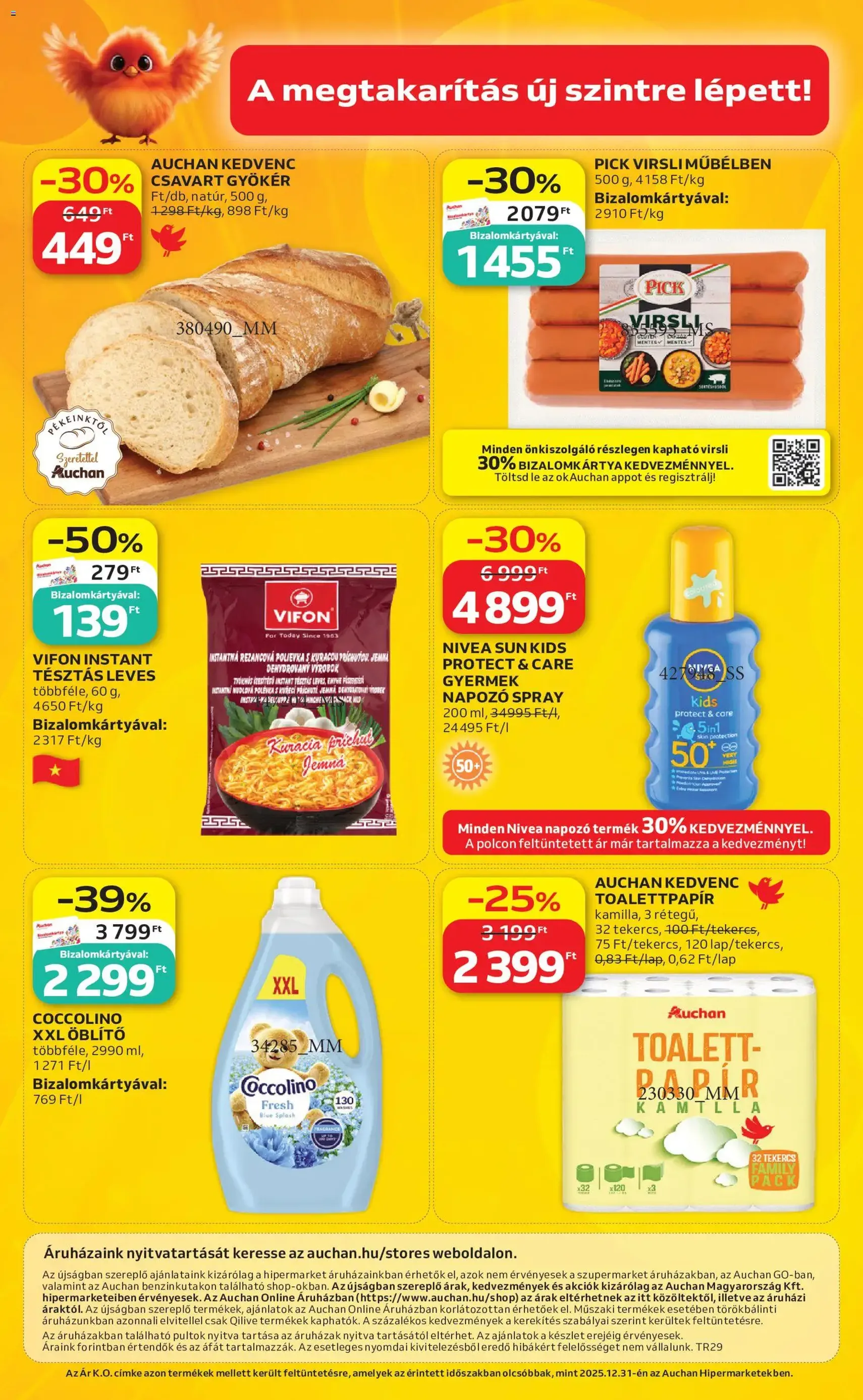 Auchan akciós újság - 2026.07.16. érvényes szórólap 56 oldal 56 oldalból