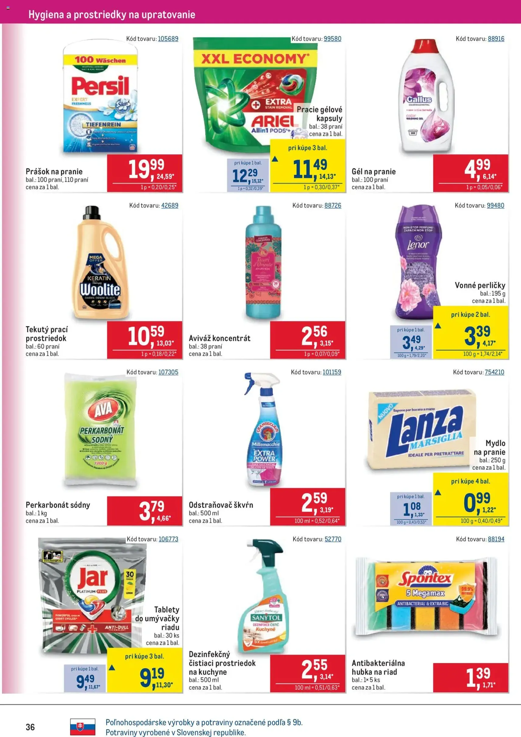 Metro leták - platný leták od 22.04.2026 strana 36 z 40