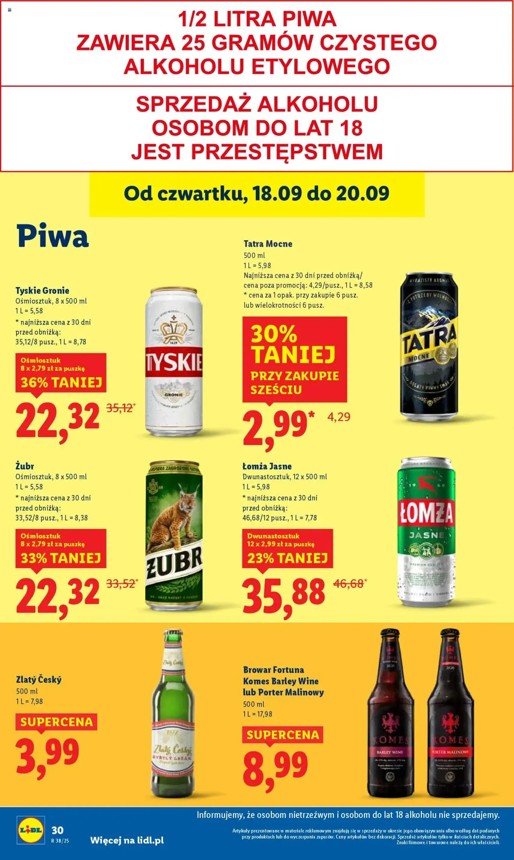 Lidl Gazetka - ważny gazetka od 18.09.2025 strona 36 z 59