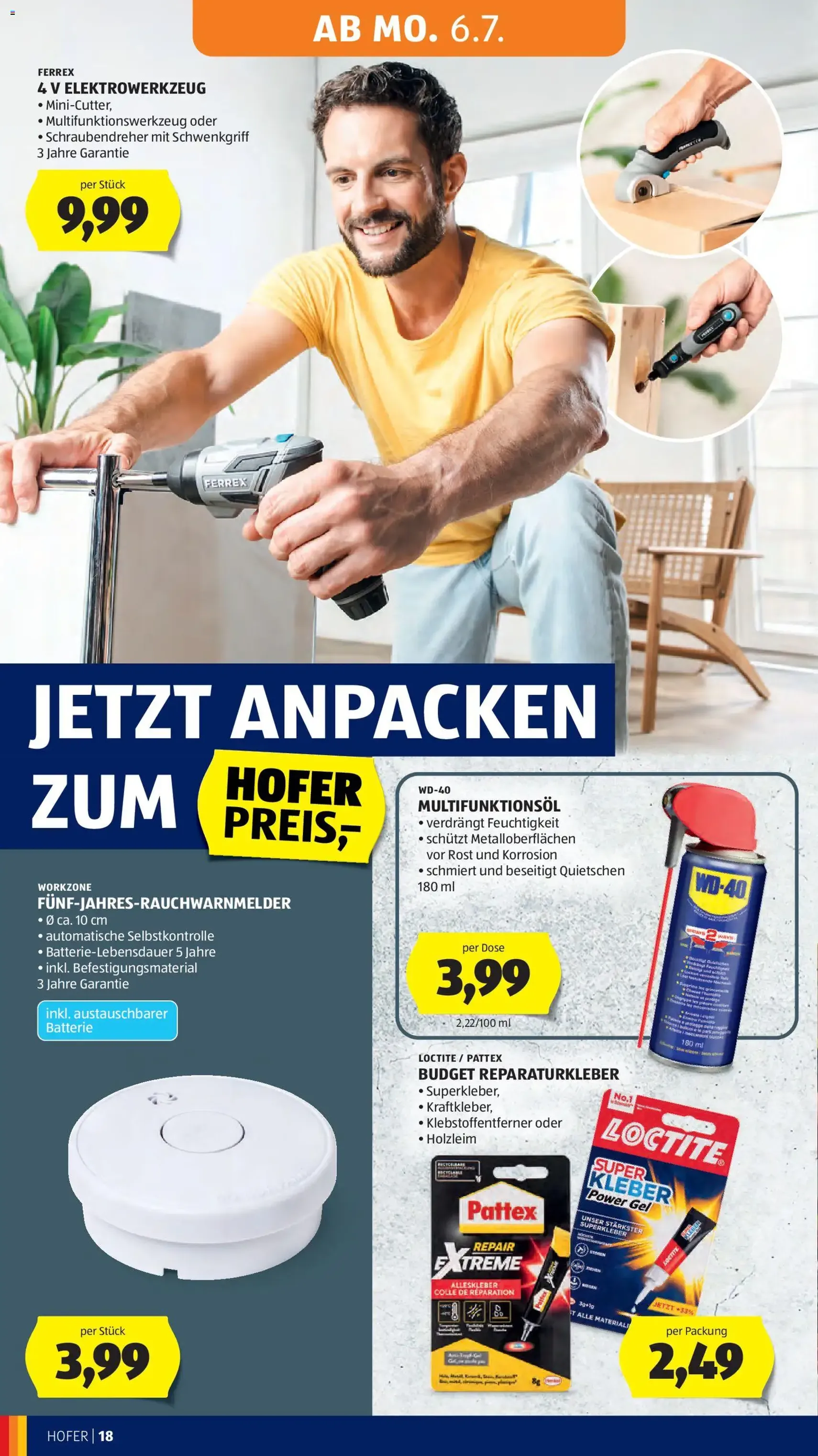 Hofer Flugblatt - Gültiger Prospekt ab 03.07.2026, Seite 24 von insgesamt 39