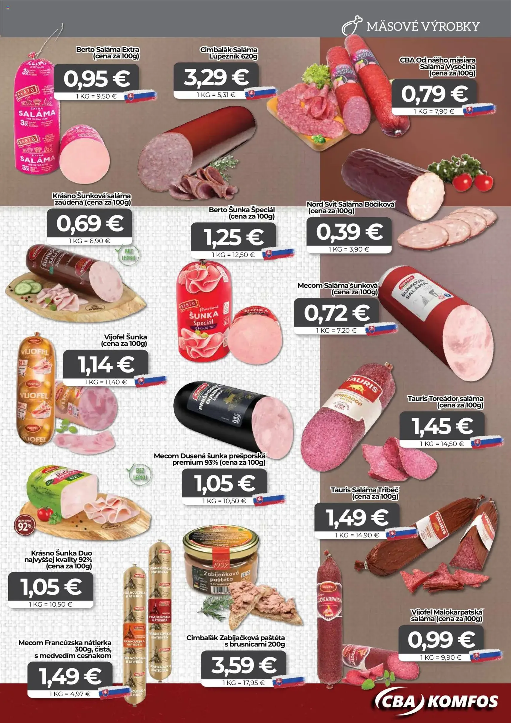 CBA Komfos leták - platný leták od 20.11.2025 strana 3 z 16