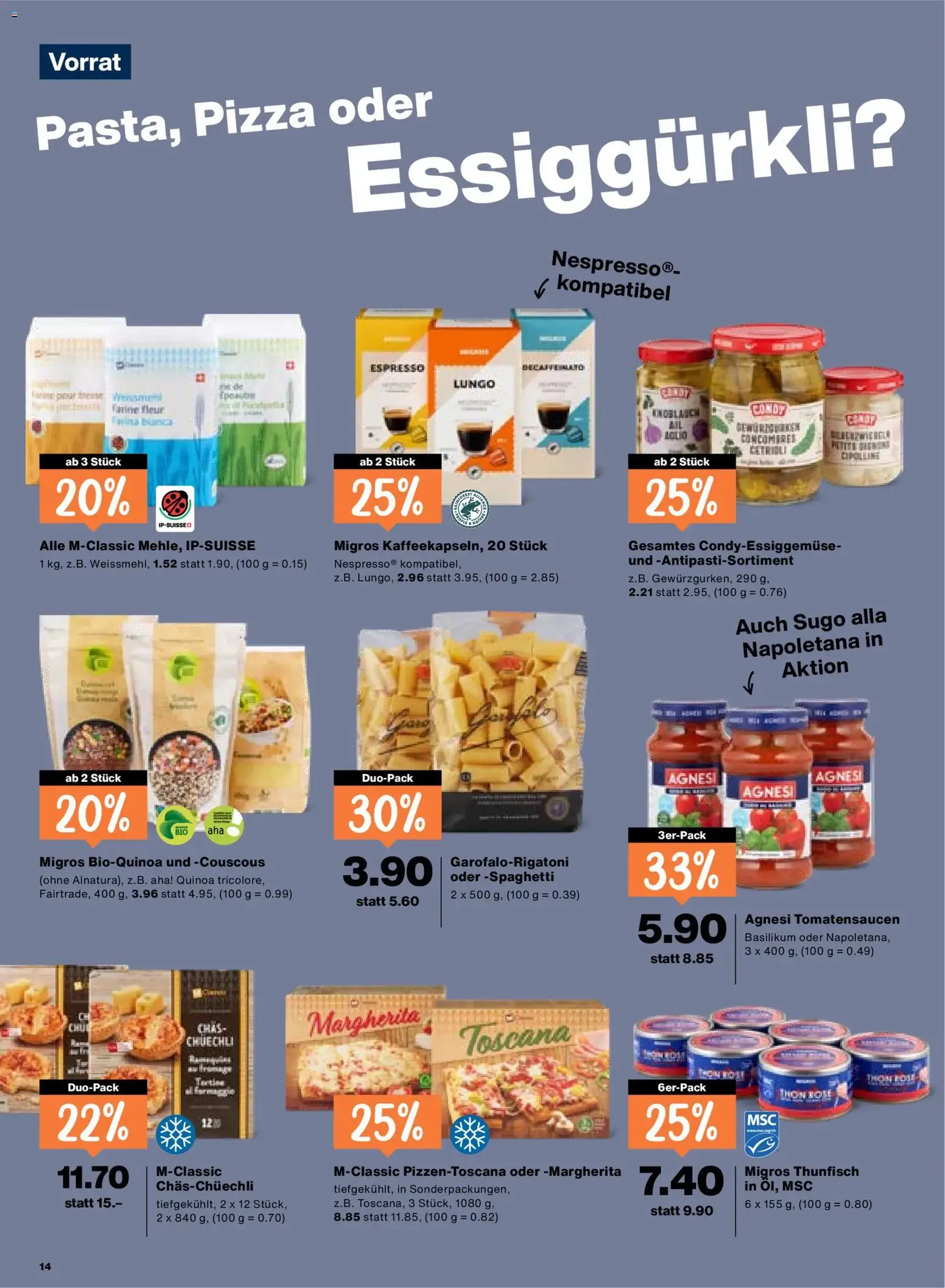 Migros aktionen - Gültiger Prospekt ab 09.07.2026, Seite 14 von insgesamt 20