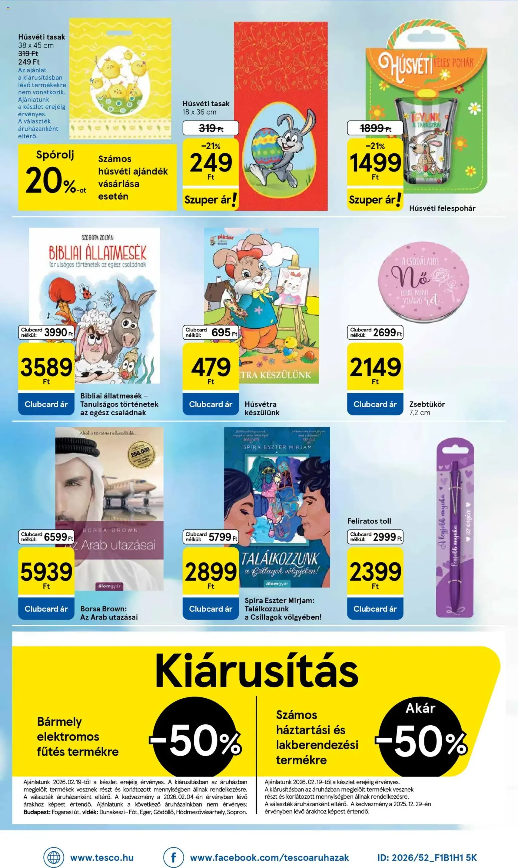 Tesco Hipermarket - Akciós újság - 2026.02.19. érvényes szórólap 26 oldal 26 oldalból