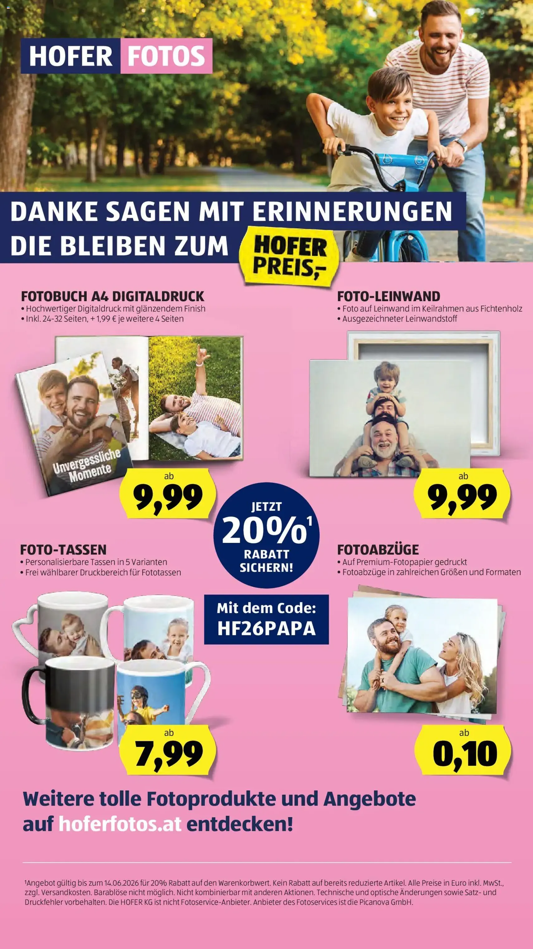 Hofer Flugblatt - Gültiger Prospekt ab 03.06.2026, Seite 41 von insgesamt 42