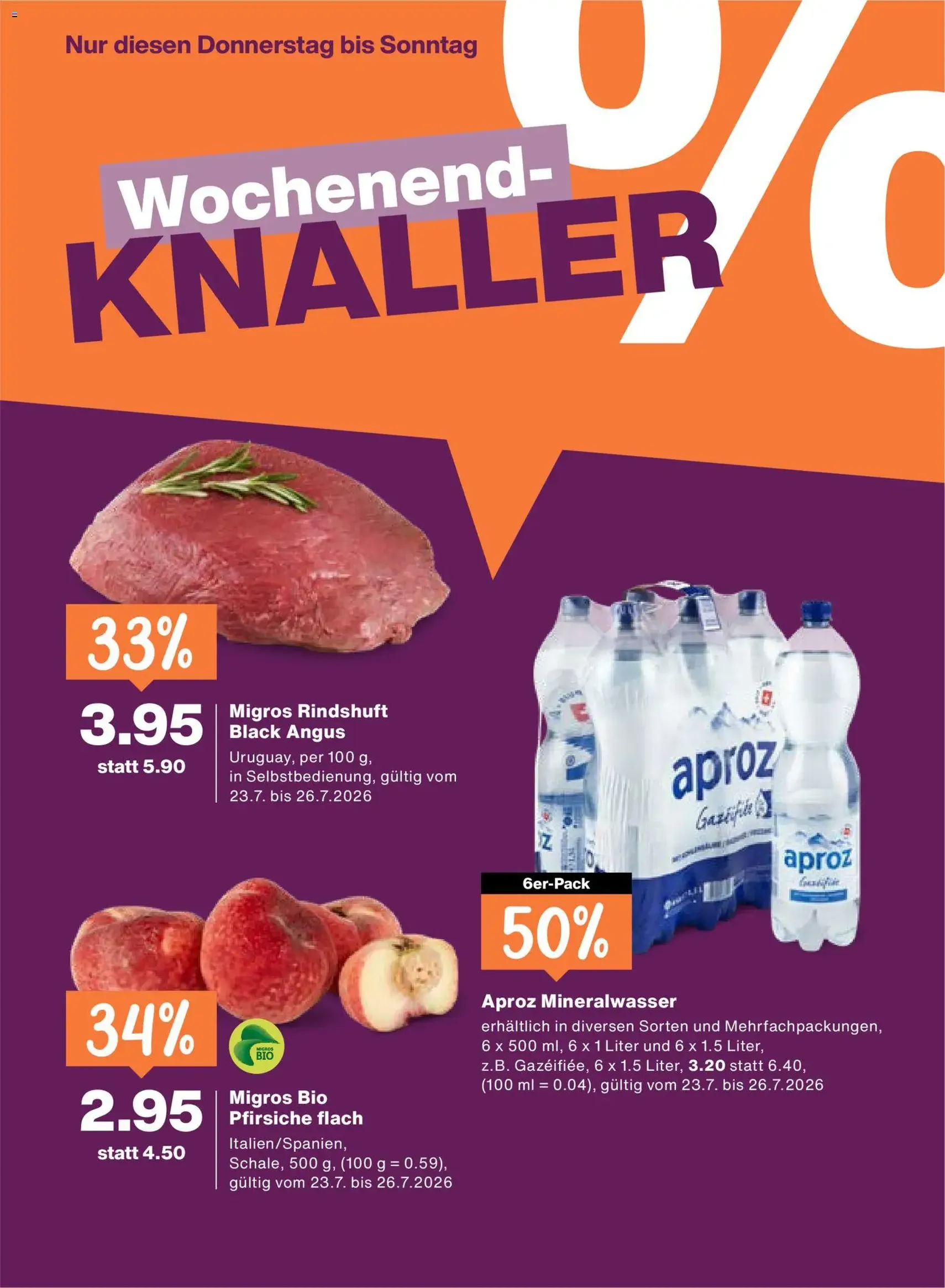 Migros aktionen - Gültiger Prospekt ab 23.07.2026, Seite 20 von insgesamt 20